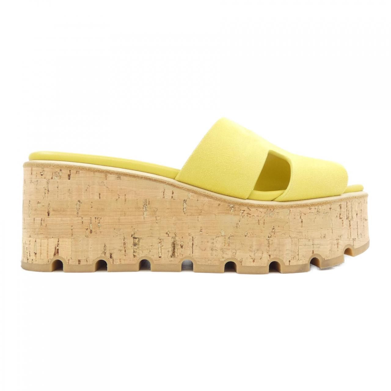 Hermes Hermes Eze Shevre Velours Sandals Suede Shoes DUTY FREE for USA