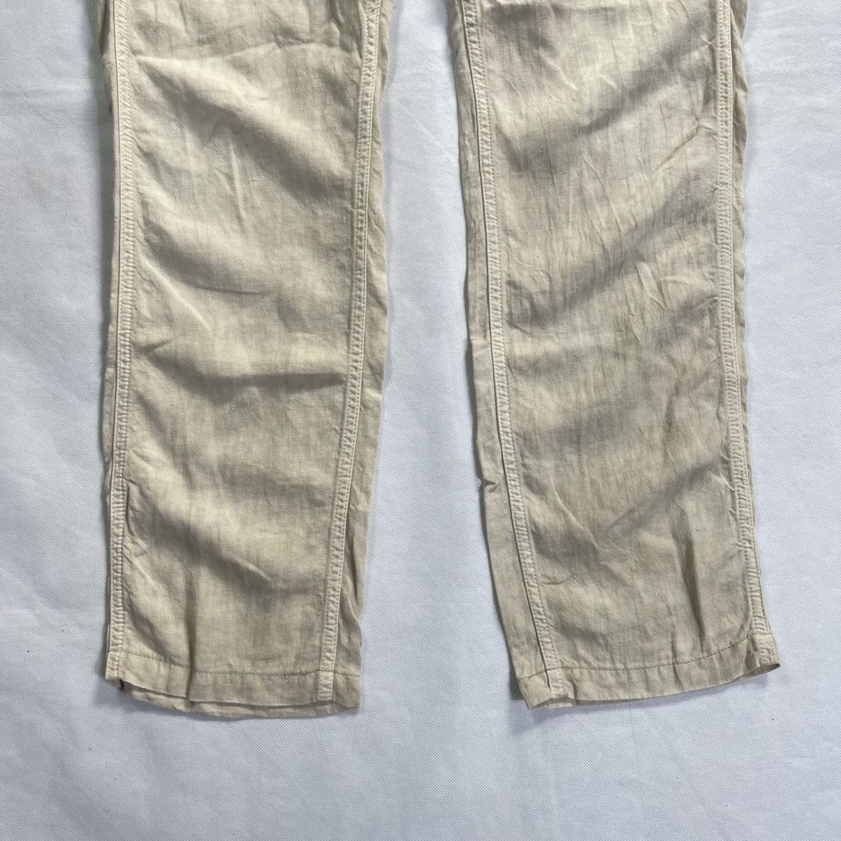 C.P. Company C.P Company Linen With Buckle Waist Military Style Pant Size US 33 - 5 Thumbnail