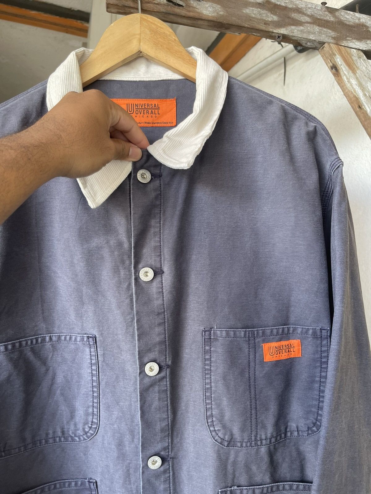 Universal Overall Chicago Vintage Universal Overall Chicago Chore Button Work Jacket Size US M / EU 48-50 / 2 - 14 Thumbnail