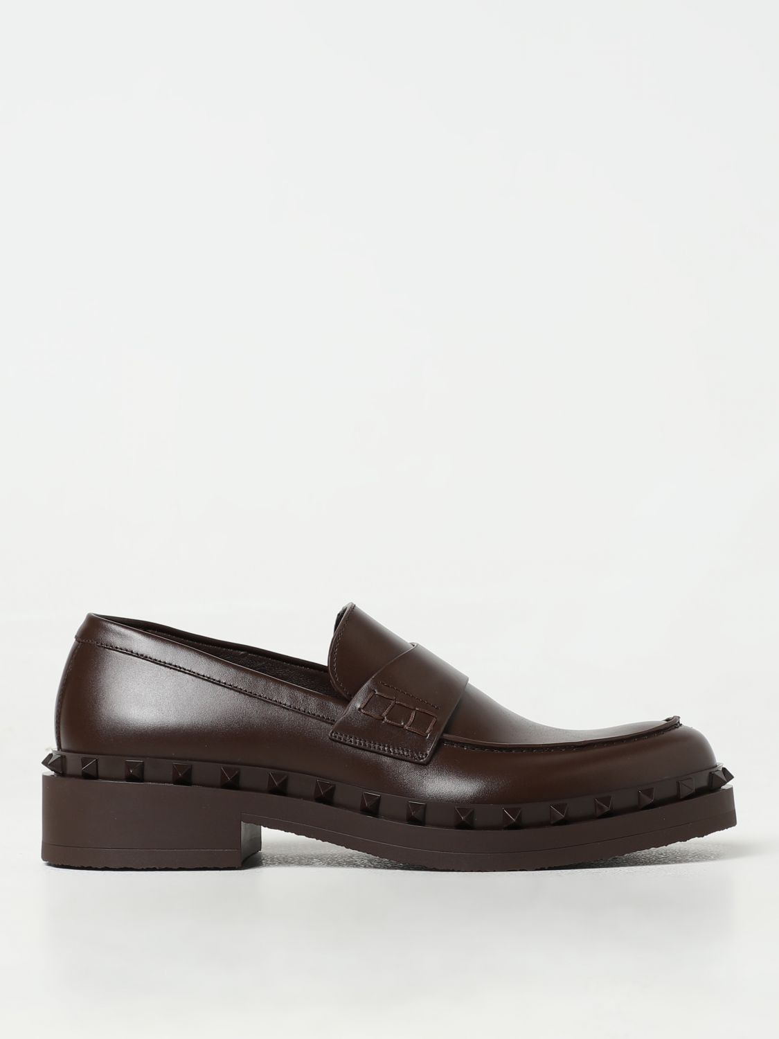image of Valentino Garavani Loafers Men Brown (Size 8)