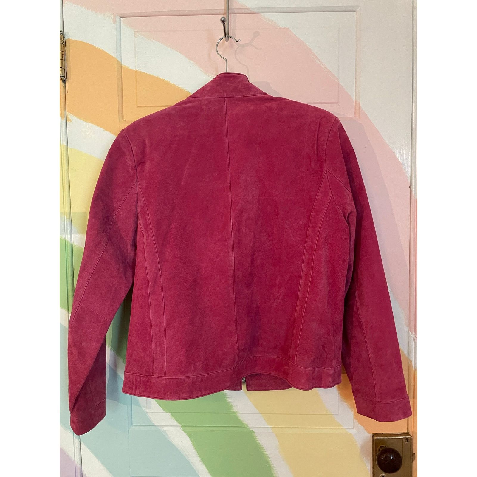 Reed Reed Leather Co. Pink Suede Jacket Women L Vintage Size L / US 10 / IT 46 - 7 Thumbnail