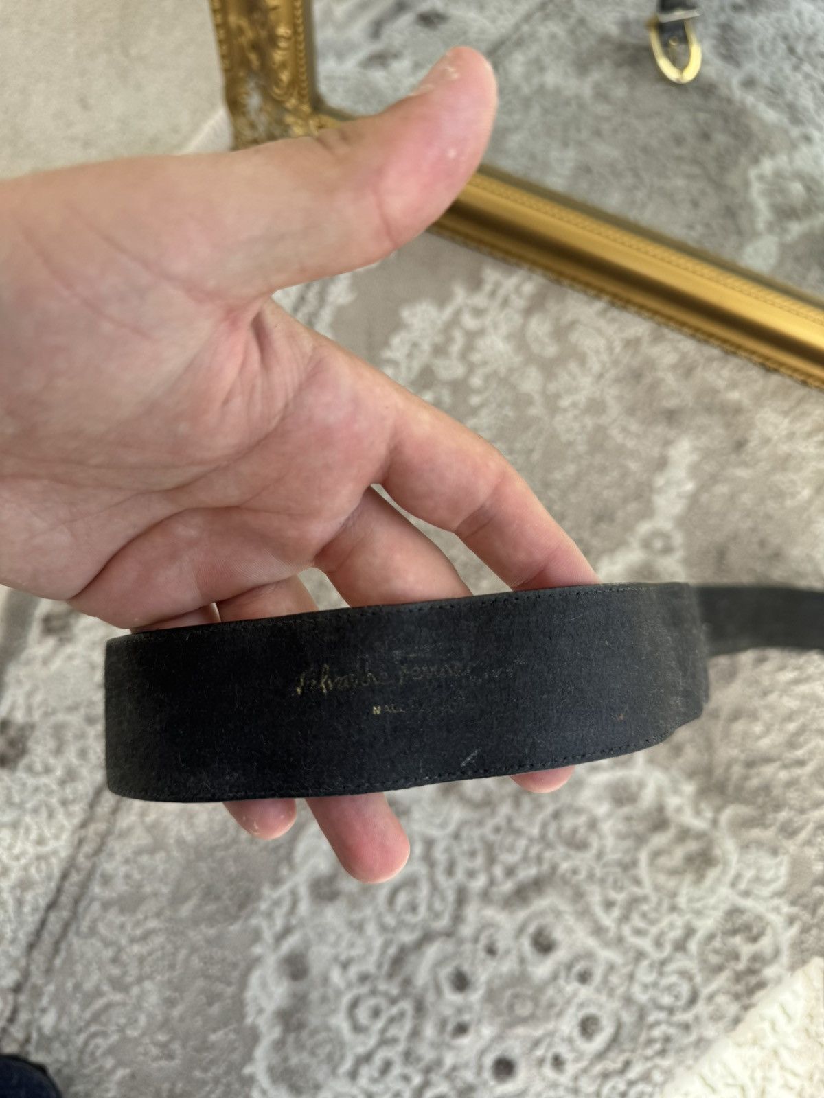 Salvatore Ferragamo Salvatore Ferragamo Belt Leather Y2K Size ONE SIZE - 9 Thumbnail