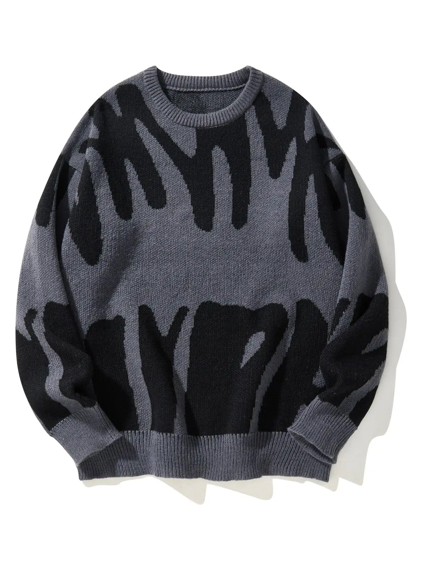 Japanese Brand × Vintage Ink Drip Sweater Size US L / EU 52-54 / 3 - 1 Thumbnail