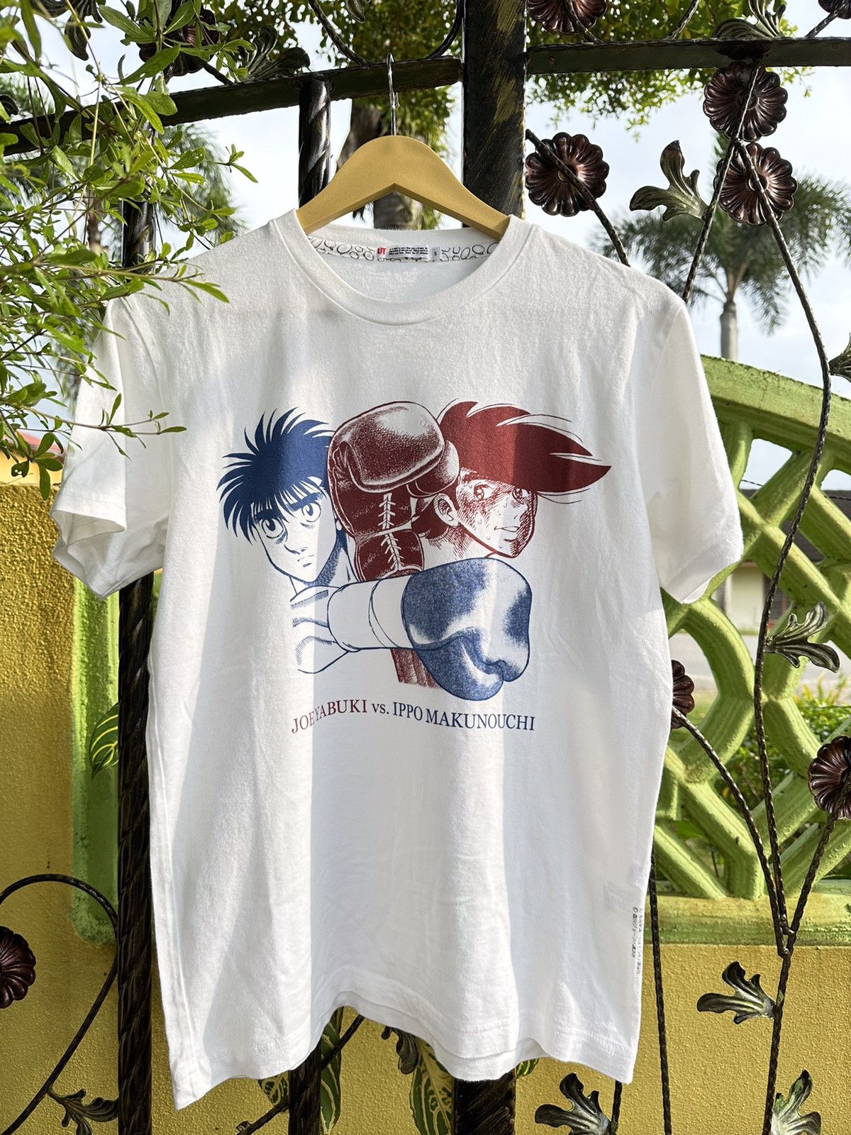 Japanese Brand Uniqlo x Manga Joe Yabuki vs Ippo Makunouchi Fighter Tee. Size US M / EU 48-50 / 2 - 4 Thumbnail