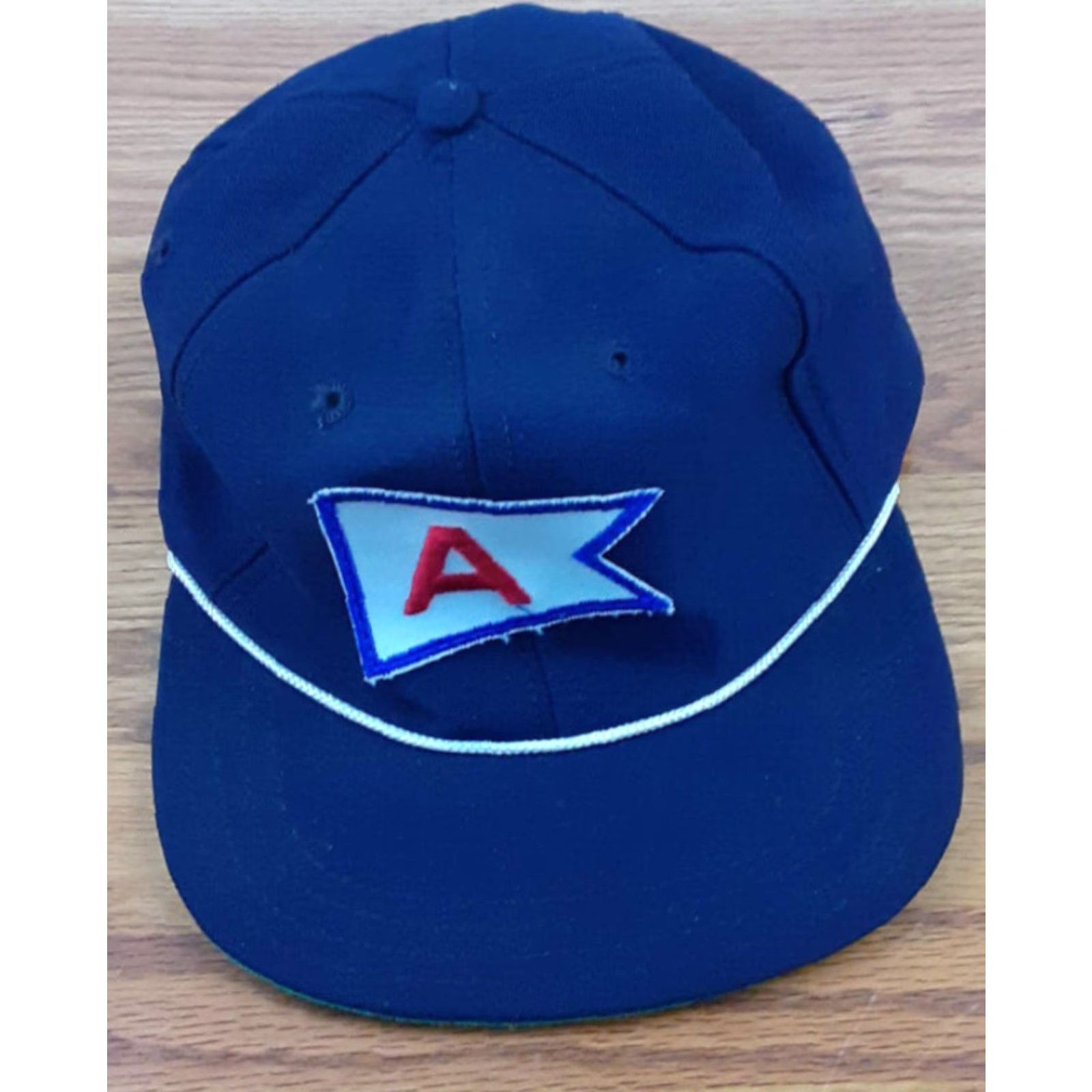 New Era VINTAGE New Era Yachting Club Hat A-Flag Pro Model USA Made EUC Snapback Navy Baseball Cap Mens Adjustable Size ONE SIZE - 3 Thumbnail
