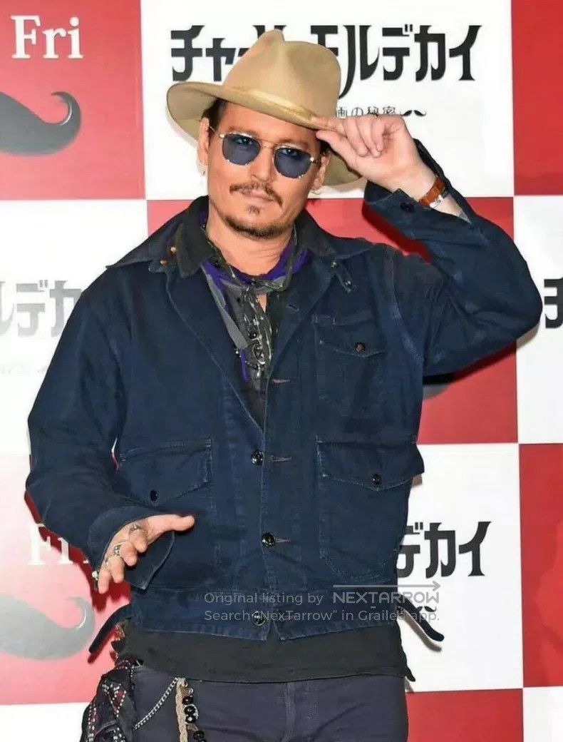 RRL Ralph Lauren RRL Ralph Lauren Exclusive blue dye jacket, Depp's same he Size US S / EU 44-46 / 1 - 2 Thumbnail
