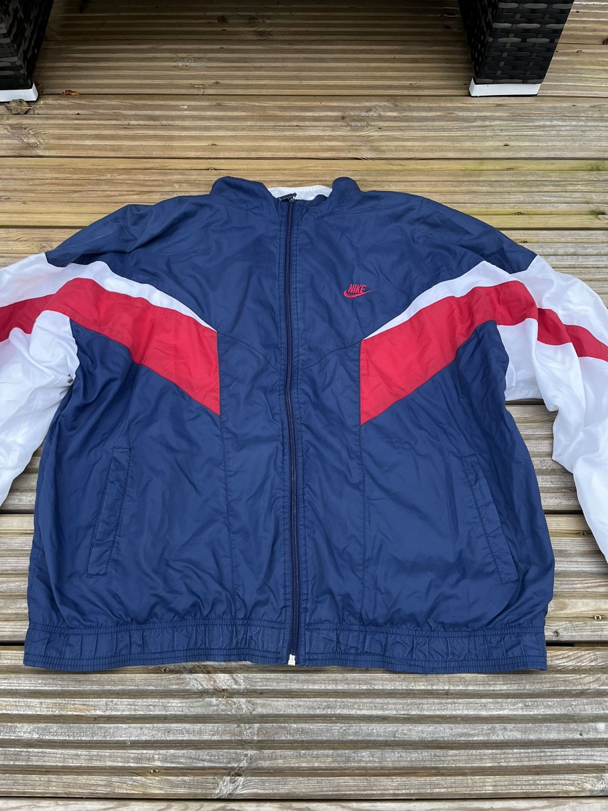 Nike Y2K Unique Nike Windbreaker Size US XL / EU 56 / 4 - 2 Thumbnail