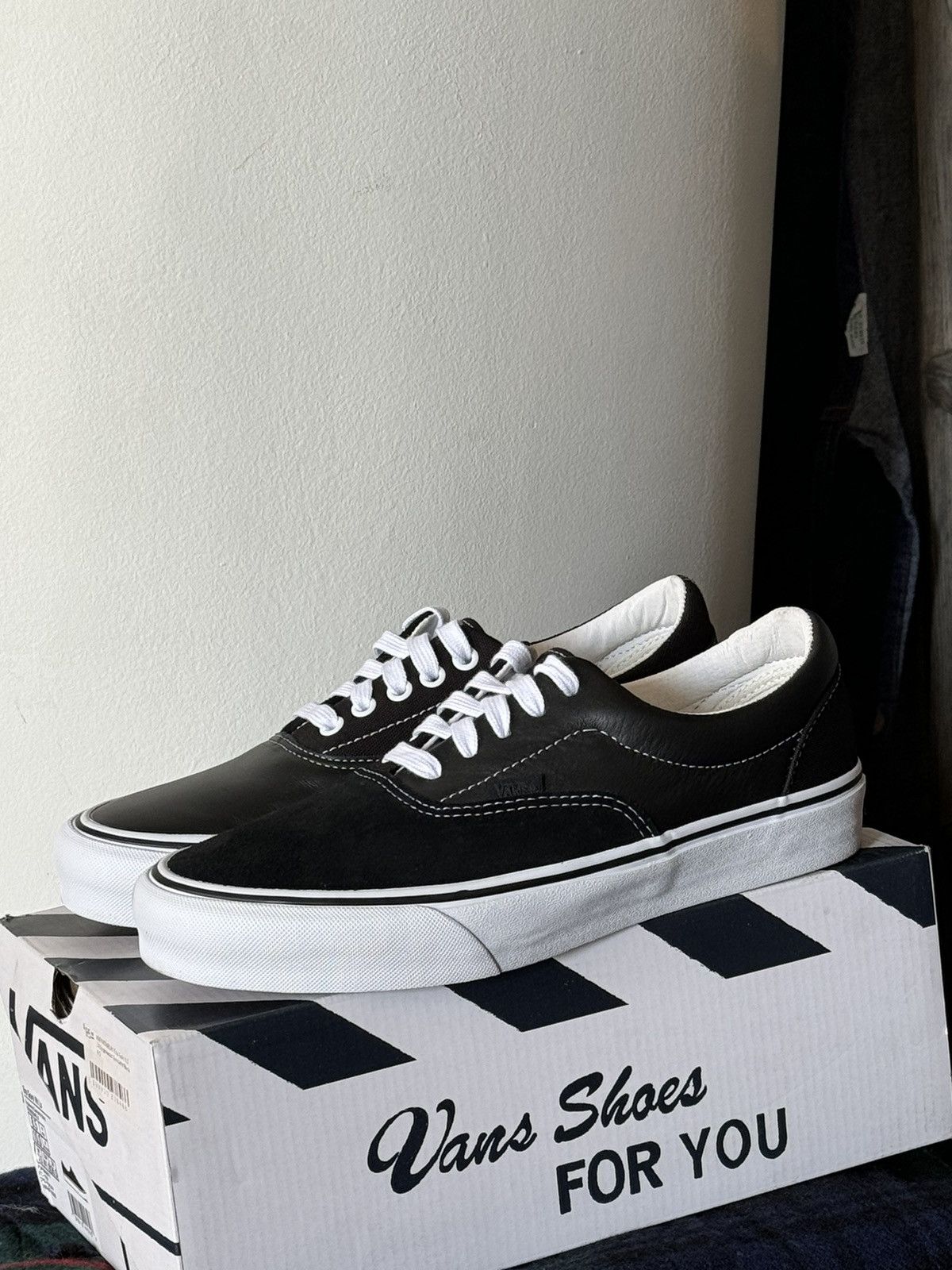 image of Engineered Garments Era Gore Vault Lx Asymmetrical Fabrics Shoes in Black, Men's (Size 8)