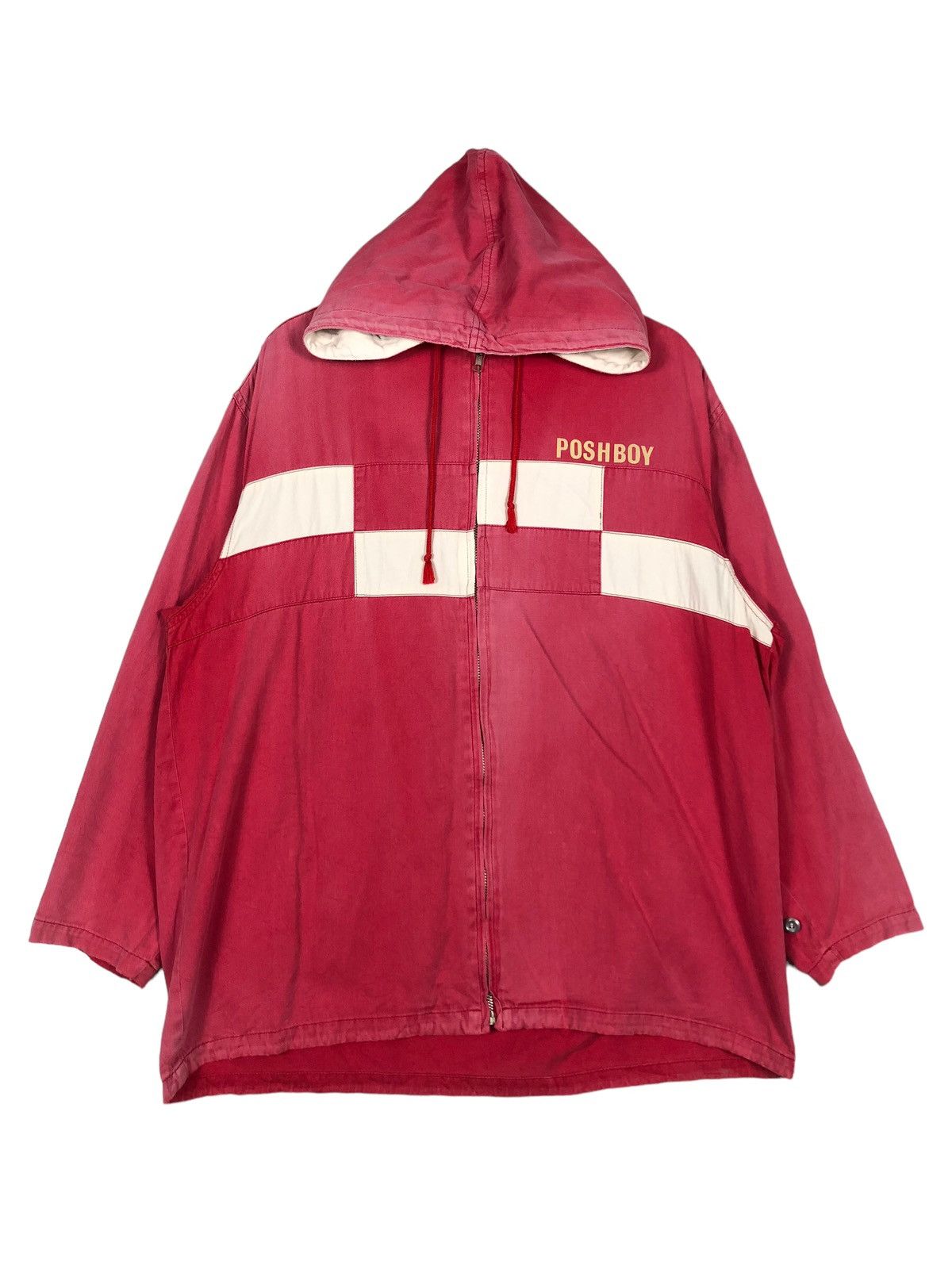 Japanese Brand 🔥Rare Sun Faded Design Poshboy Jacket Big Logo Size US M / EU 48-50 / 2 - 1 Thumbnail