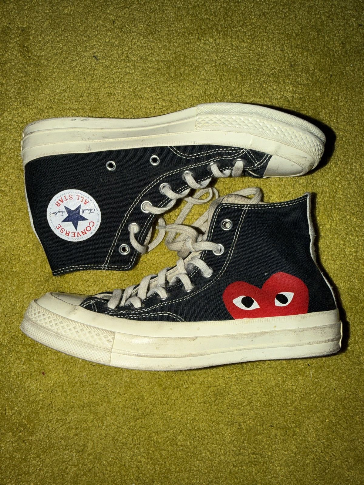 Comme des Garcons × Vans CdG PLAY x Converse Women's All Star Peek-A-Boo Size US 8 / EU 41 - 2 Thumbnail