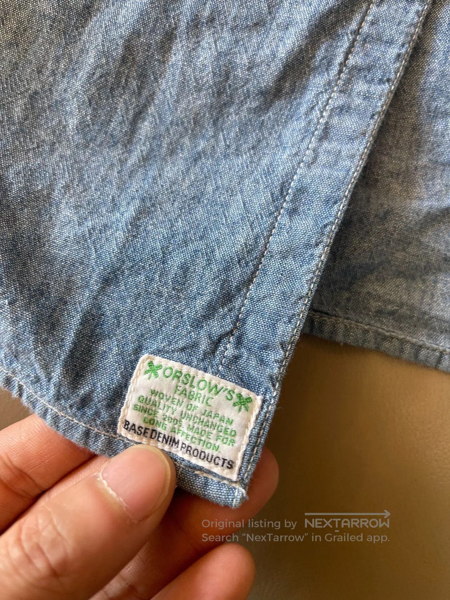 Orslow Orslow Chambray Denim Shirt. Size US S / EU 44-46 / 1 - 7 Thumbnail
