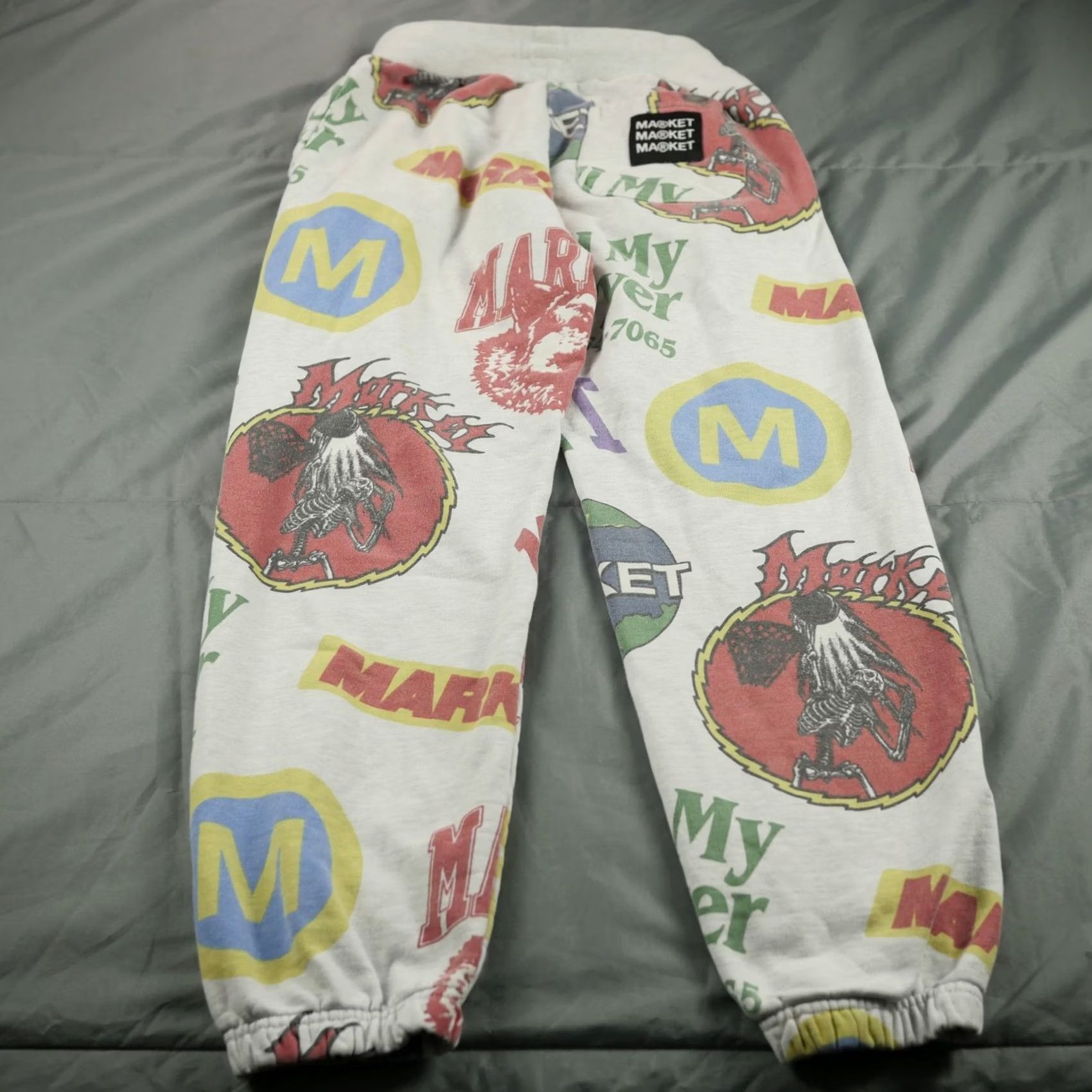Market MARKET Jogger Pants Mens M Multicolor Graphic All Over Print Geometric Size US 31 - 5 Thumbnail