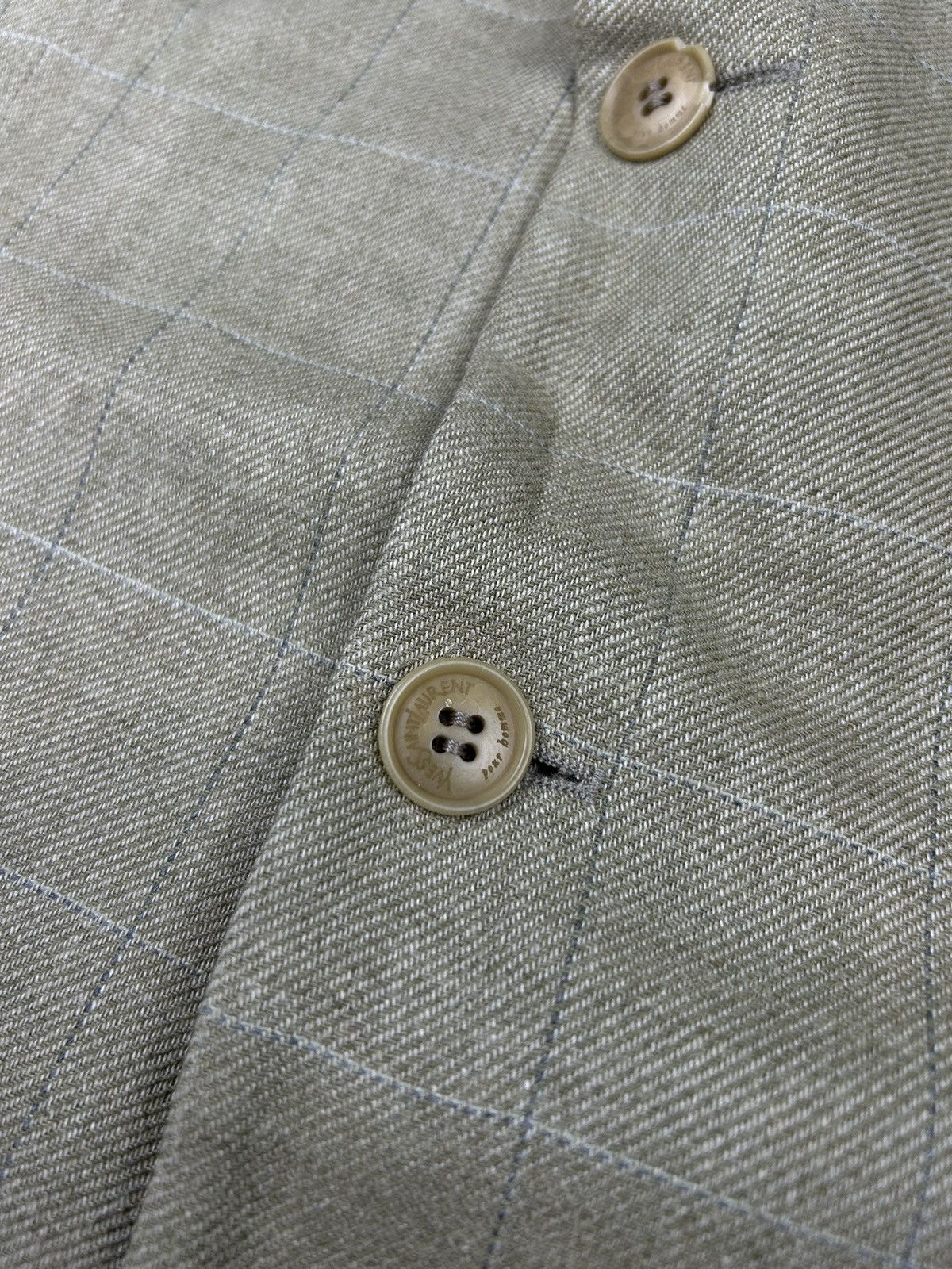 Vintage × Yves Saint Laurent Yves Saint Laurent Vintage Blazer size 52R Size 52R - 4 Thumbnail
