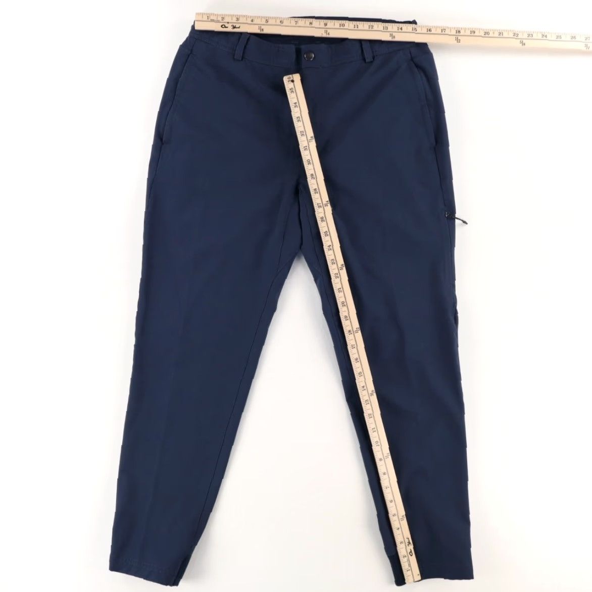 Vintage Mack Weldon High Stretch Woven Jogger Pants Navy Men's M Size US 31 - 3 Thumbnail