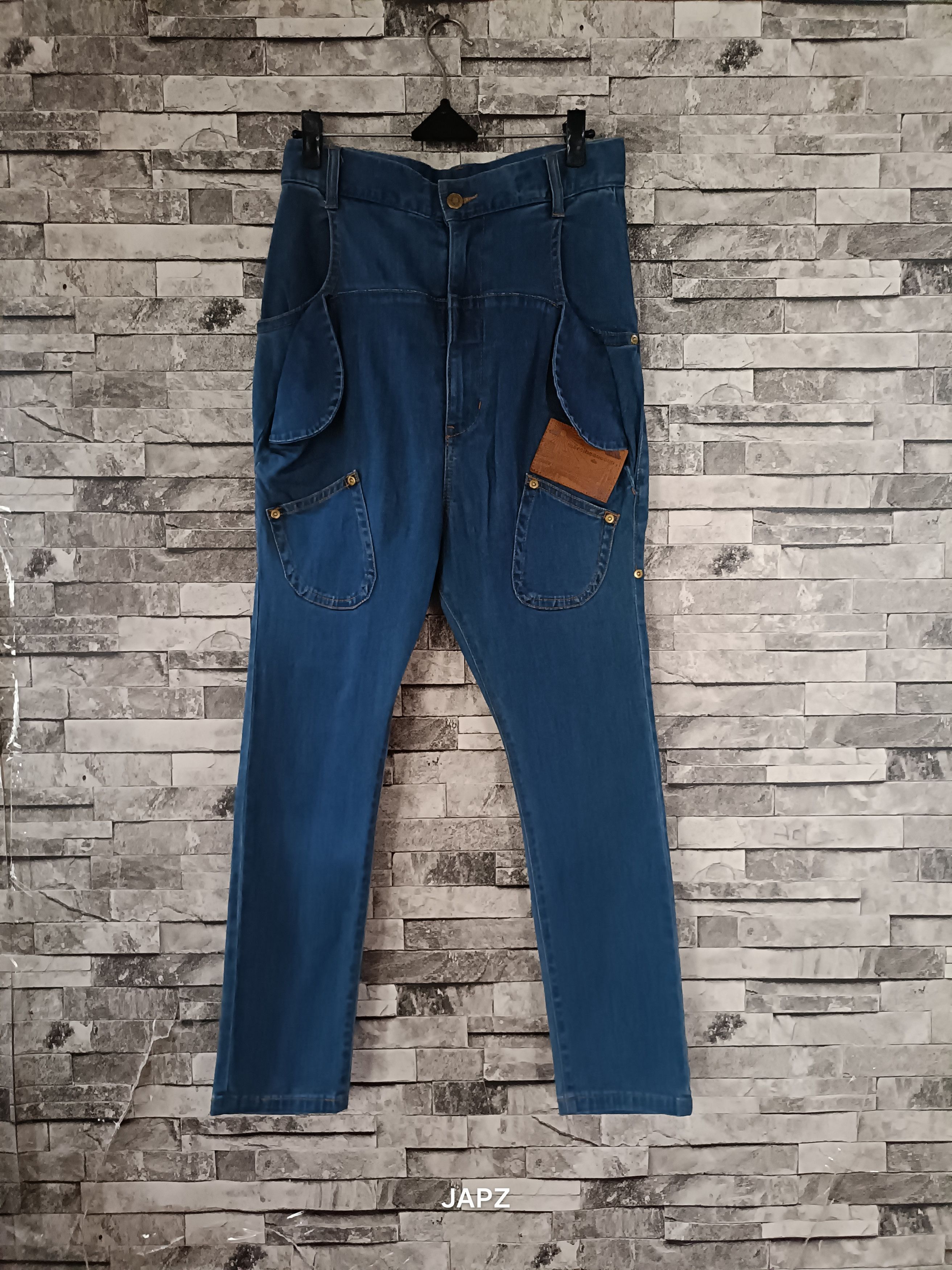 mercibeaucoup Vintage mercibeaucoup blue drop crotch pants Size US 26 / EU 42 - 1 Thumbnail