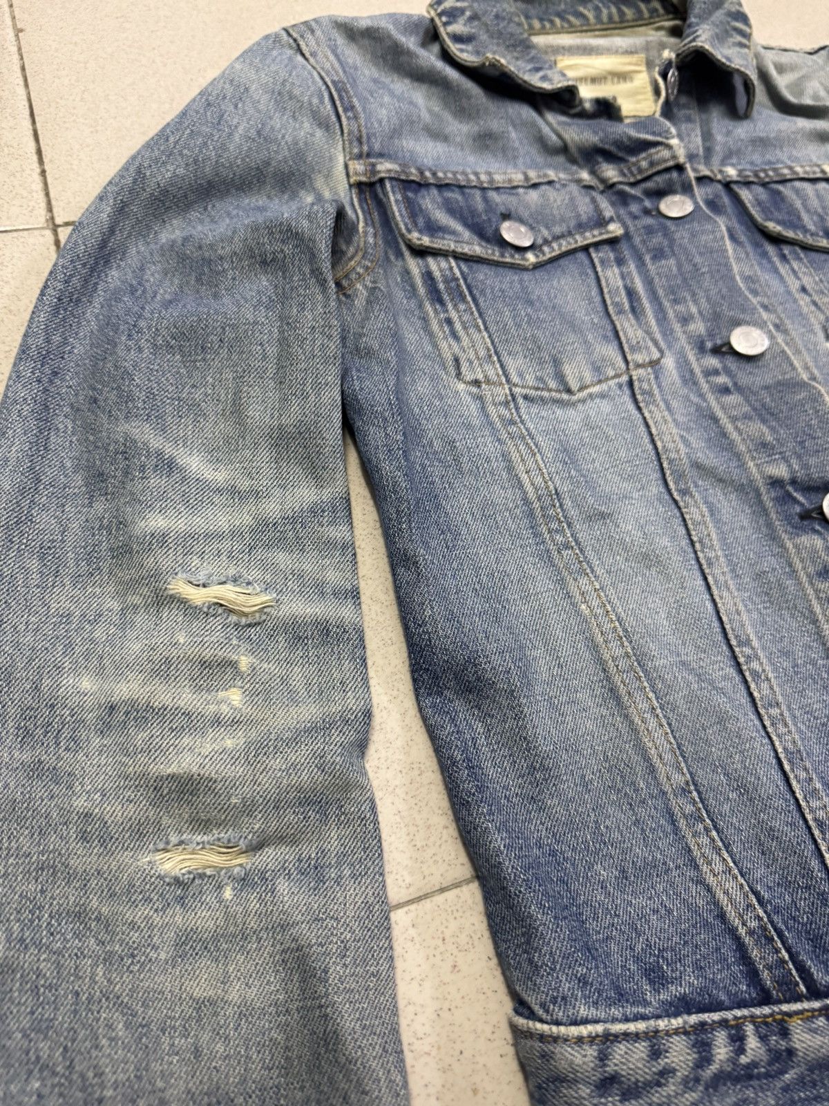 Helmut Lang DISTRESSED 1999 HELMUT LANG CLASSIC 2 POCKETS DENIM JACKET Size M / US 6-8 / IT 42-44 - 5 Thumbnail