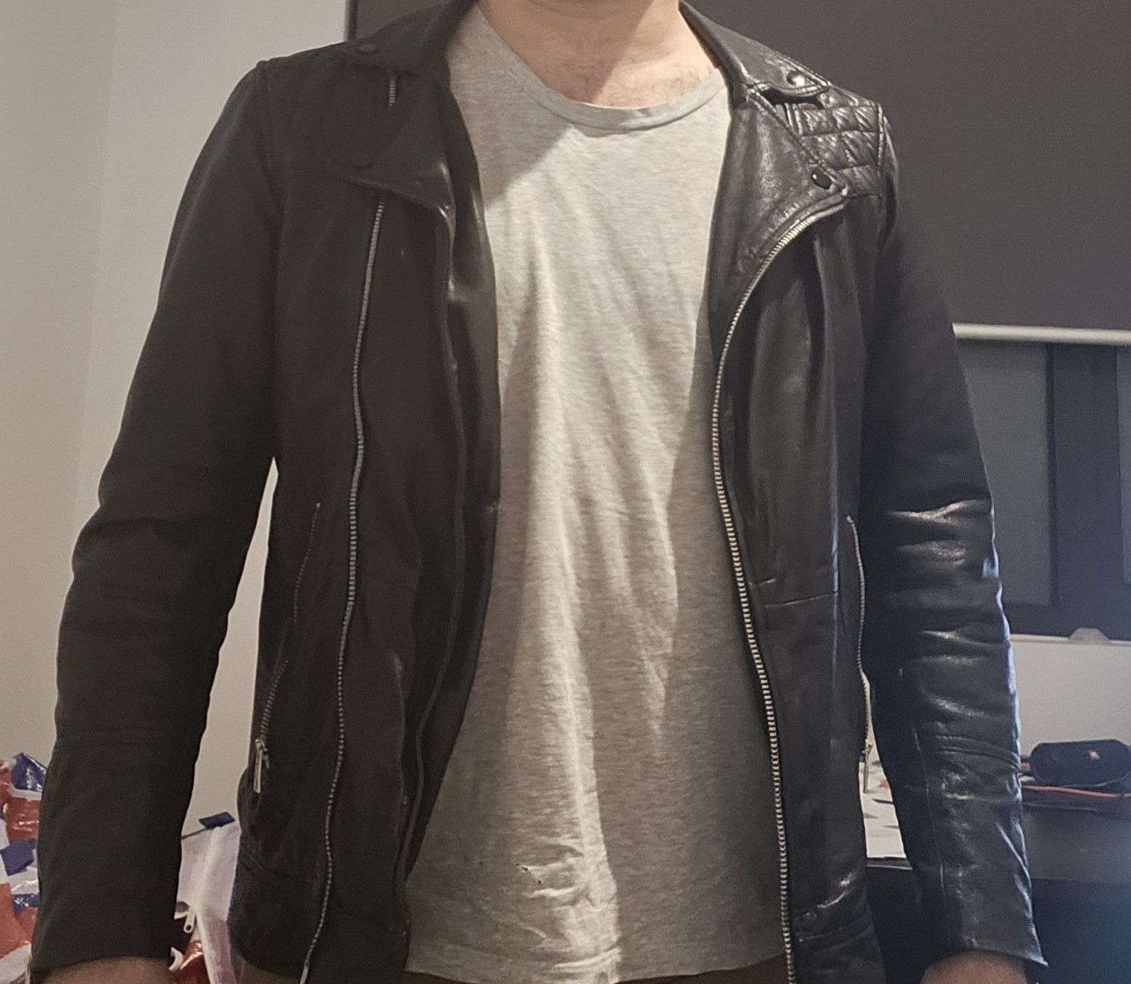 Allsaints AllSaints Kushiro Leather Jacket Size US S / EU 44-46 / 1 - 4 Thumbnail