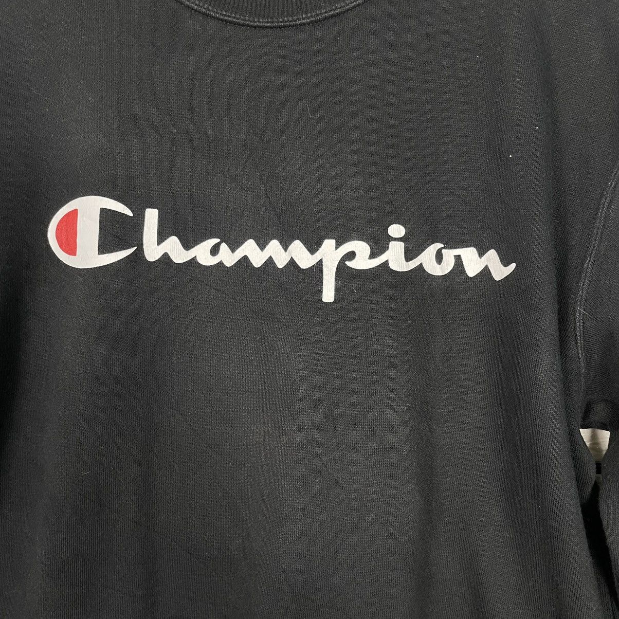 Champion Champion Big Logo Black Sweatshirt Size US S / EU 44-46 / 1 - 10 Thumbnail