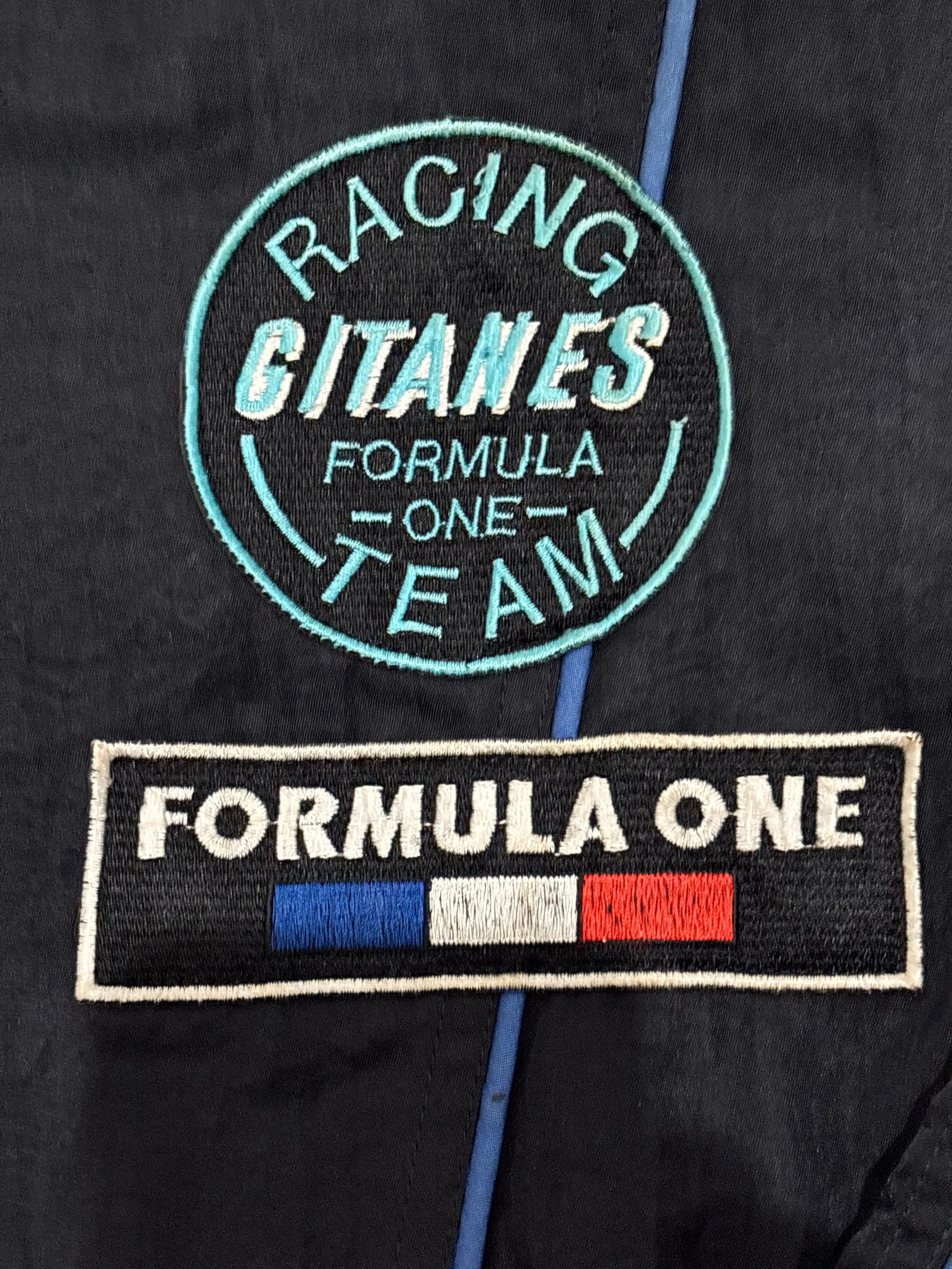 Vintage Vintage 90s Rare Gitanes Ligier Renault Formula One Size US M / EU 48-50 / 2 - 17 Thumbnail