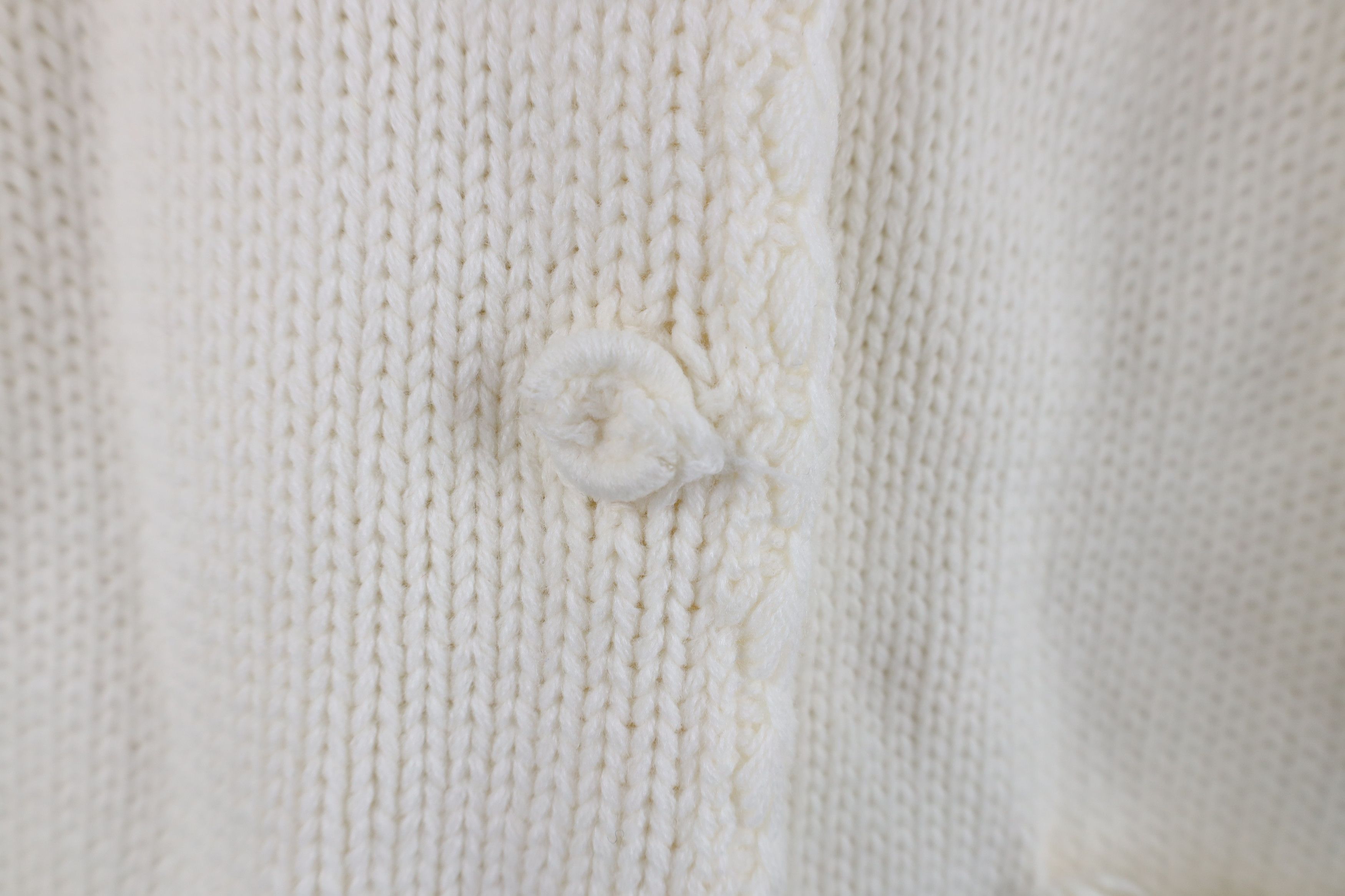 Vintage Vintage 60s Streetwear Ribbed Knit Cardigan Sweater Japan Size S / US 4 / IT 40 - 4 Thumbnail