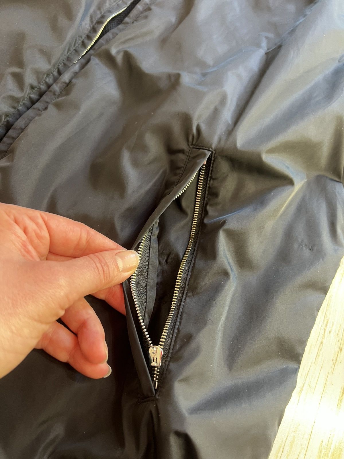 Valentino Valentino Black Nylon Windbreaker Jacket Size US S / EU 44-46 / 1 - 24 Thumbnail