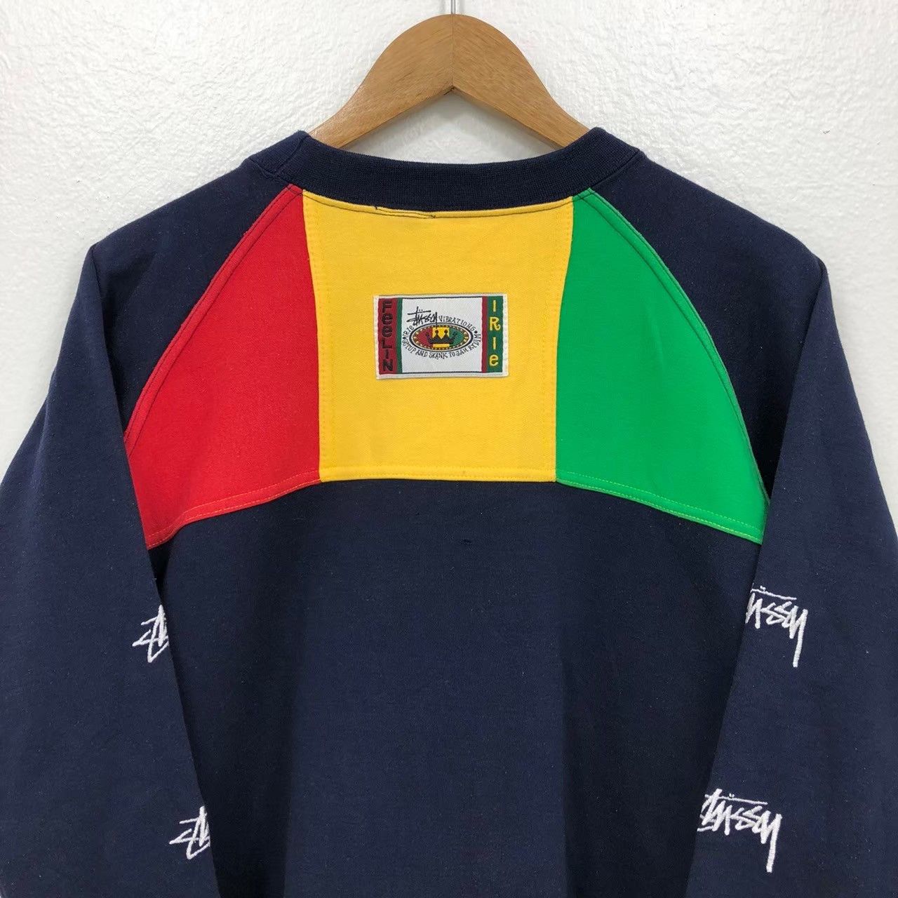 Stussy × Vintage Vintage 90’s Stussy Feelin Irie Roots Vibrations Tribe BN Size US M / EU 48-50 / 2 - 2 Thumbnail