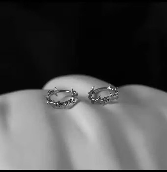 Designer × Vintage 925 silver Retro vintage earring 1 pairs earrings Size ONE SIZE - 2 Thumbnail