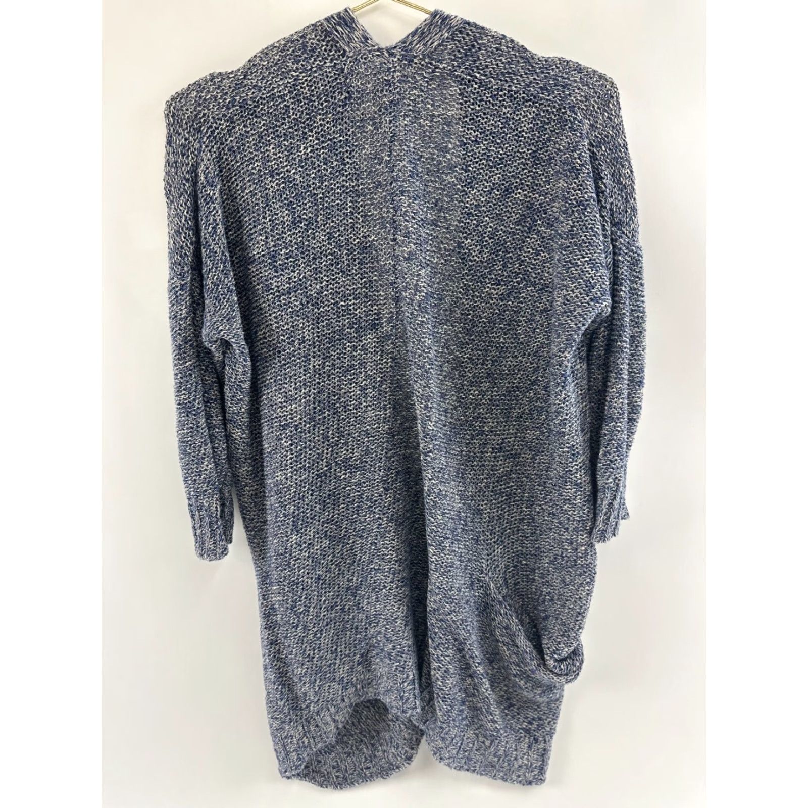 Arrow Sparrow Cardigan Womens Small Blue Heather Open Front Casual Sweater with Pockets Size S / US 4 / IT 40 - 2 Thumbnail