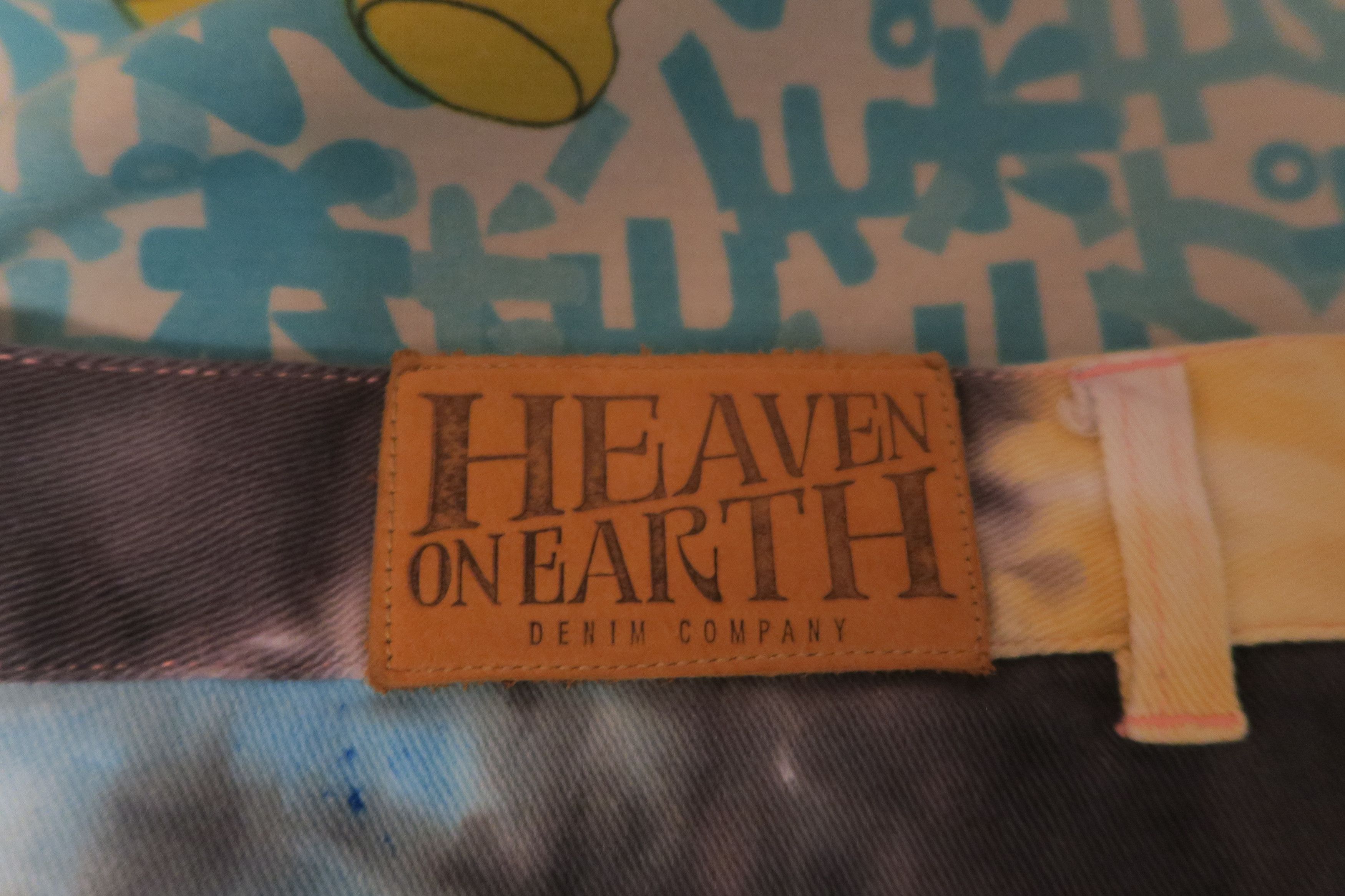 Other Heaven on Earth 1336 Stacked Tie-Dye Jeans 42x35 Size US 42 / EU 58 - 8 Thumbnail