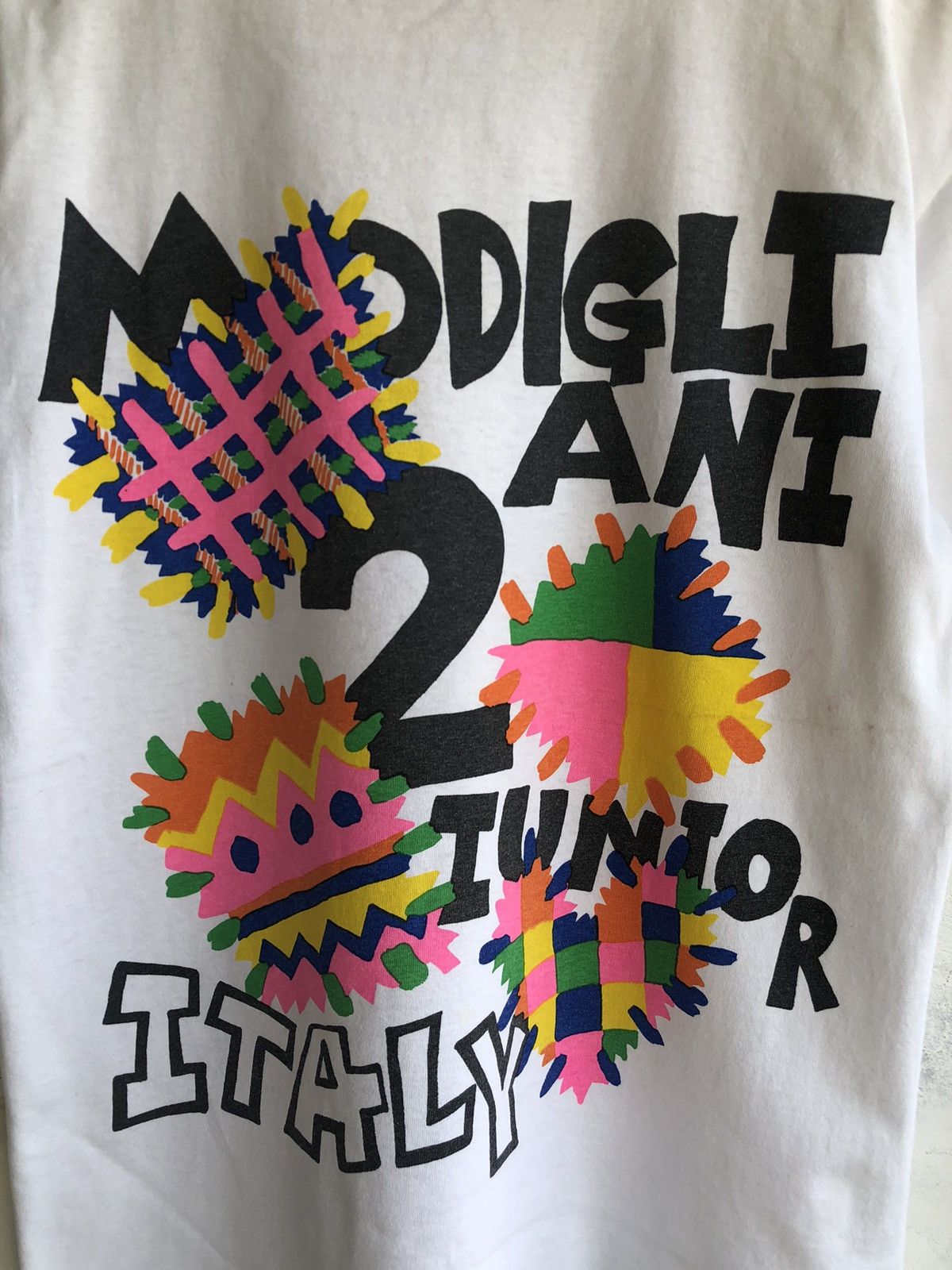 Japanese Brand × Vintage MODIGLIANI JUNIOR ITALY ARTWOR DESAIN ROCK PUNK STYLE Size US M / EU 48-50 / 2 - 3 Thumbnail