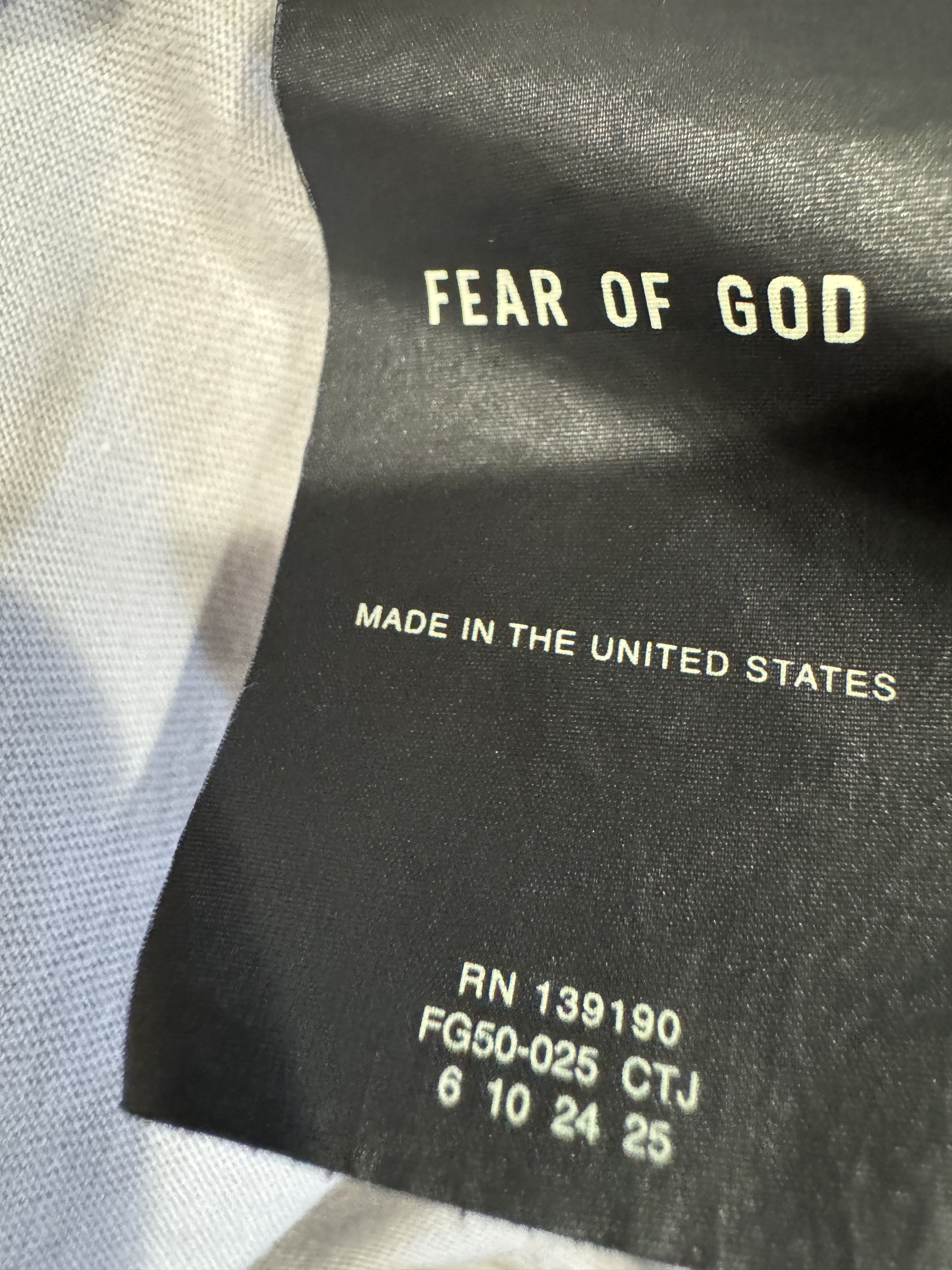 Fear of God Fear of God Seventh Collection "FG" Cream T-Shirt Size US M / EU 48-50 / 2 - 9 Thumbnail
