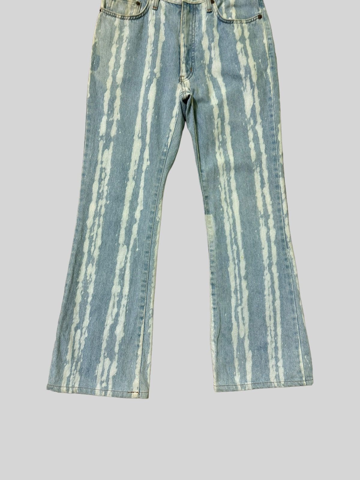 Edwin × If Six Was Nine × Vintage Vintage Edwin Acid Wash Flare Jeans Size US 27 - 6 Thumbnail