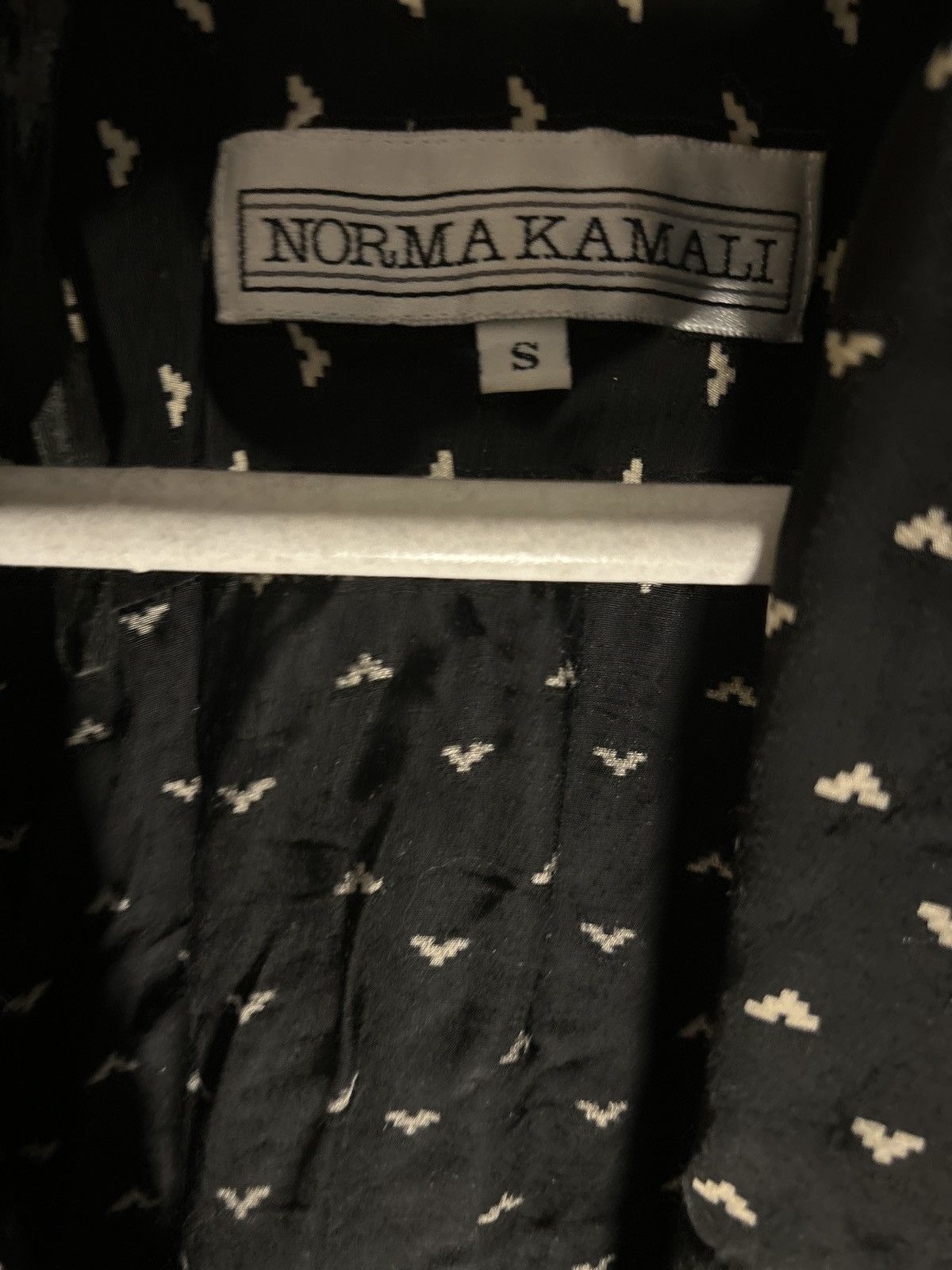 Norma Kamali Vintage Norma Kamali black and white blazer Size S / US 4 / IT 40 - 4 Thumbnail
