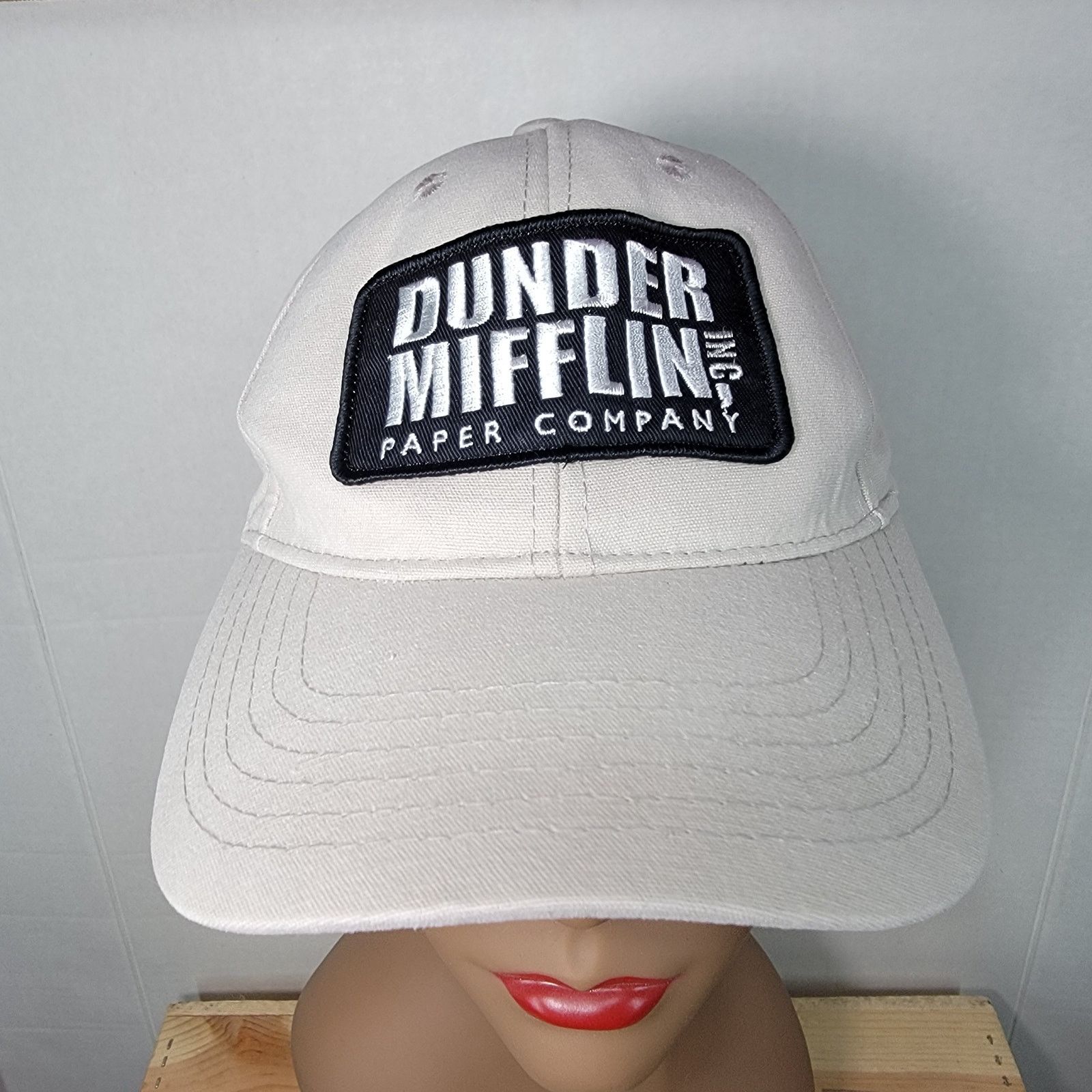 Other The Office Beige Snap Back Hat "Dunder Mifflin Inc" Size ONE SIZE - 1 Thumbnail