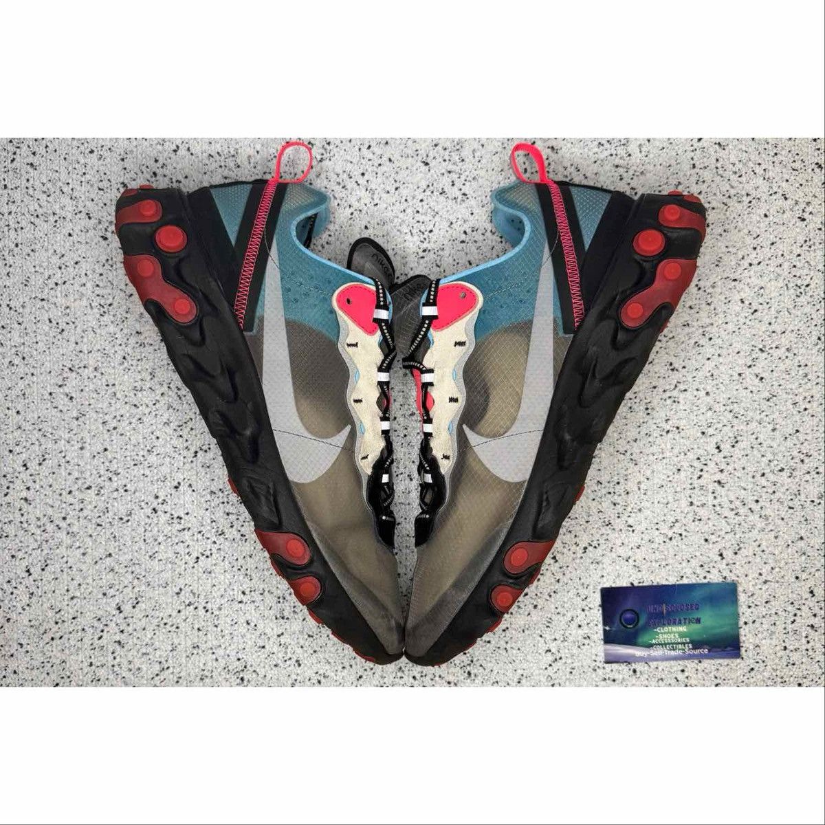 Nike React Element Blue Chill 12 Men