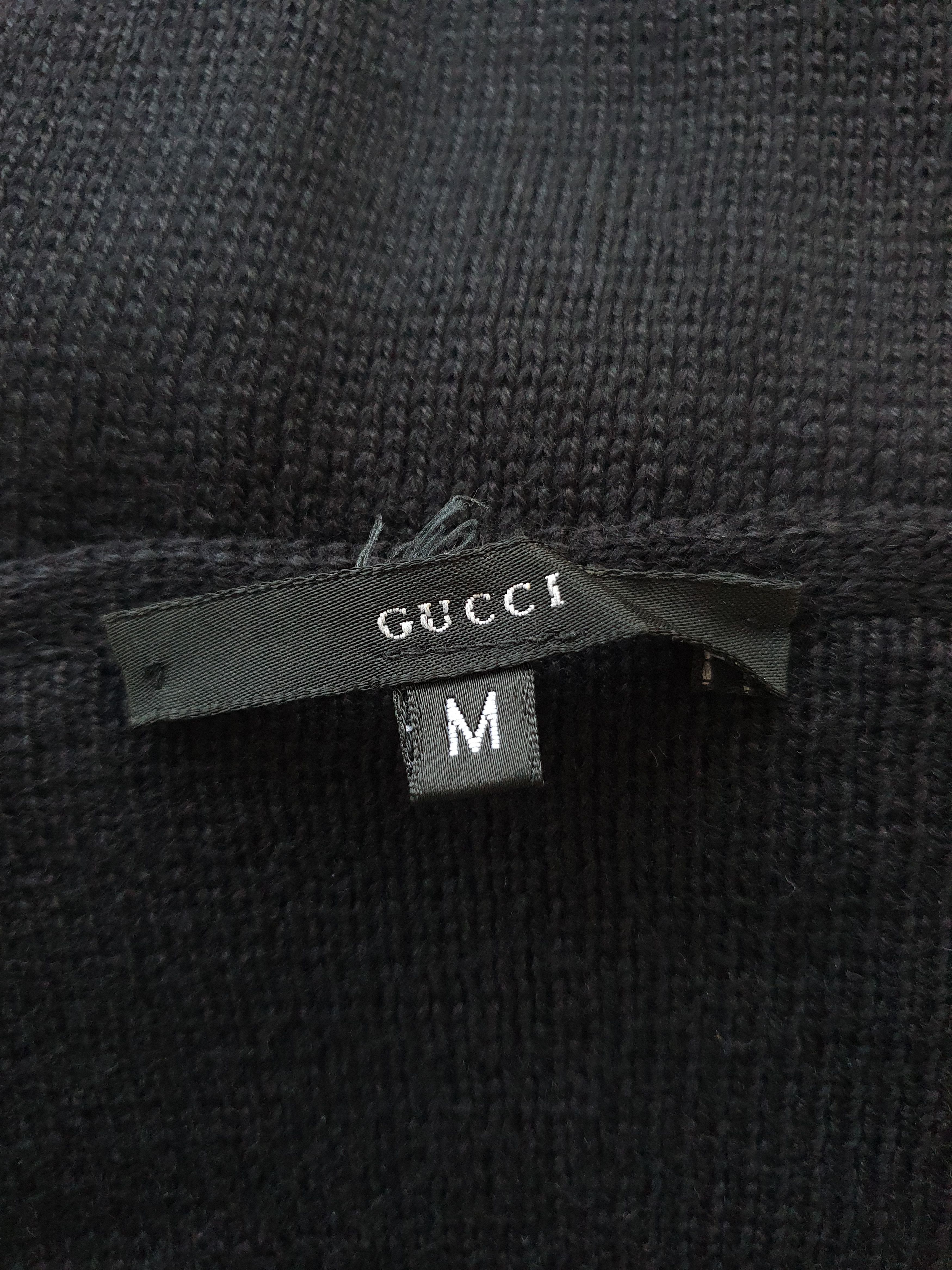 Gucci A/W 1998 wool zip cardigan Size M / US 6-8 / IT 42-44 - 8 Thumbnail