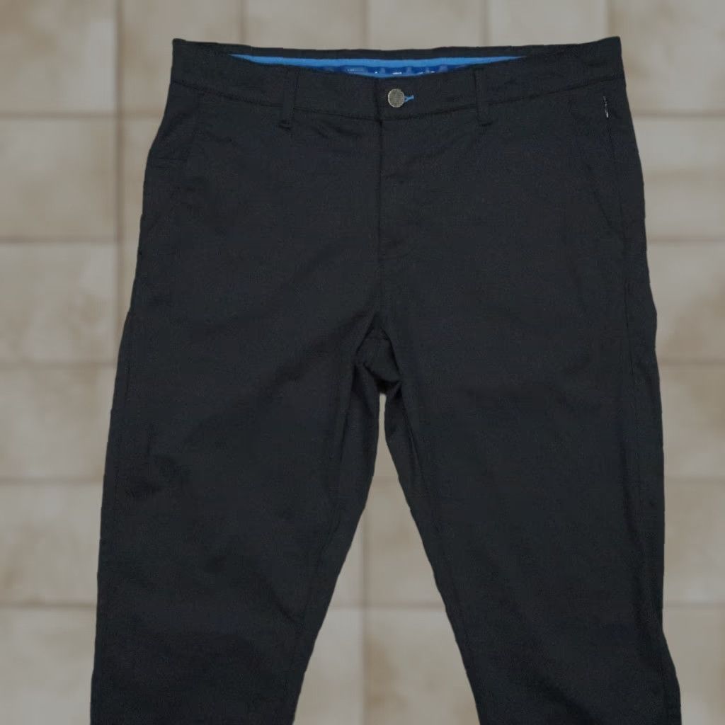 Twillory Pants Mens 34x30 Flat Front Zip Pocket Performance Stretch Blue Chino Casual Business Workwear Pockets Slim Fit Regular Mens