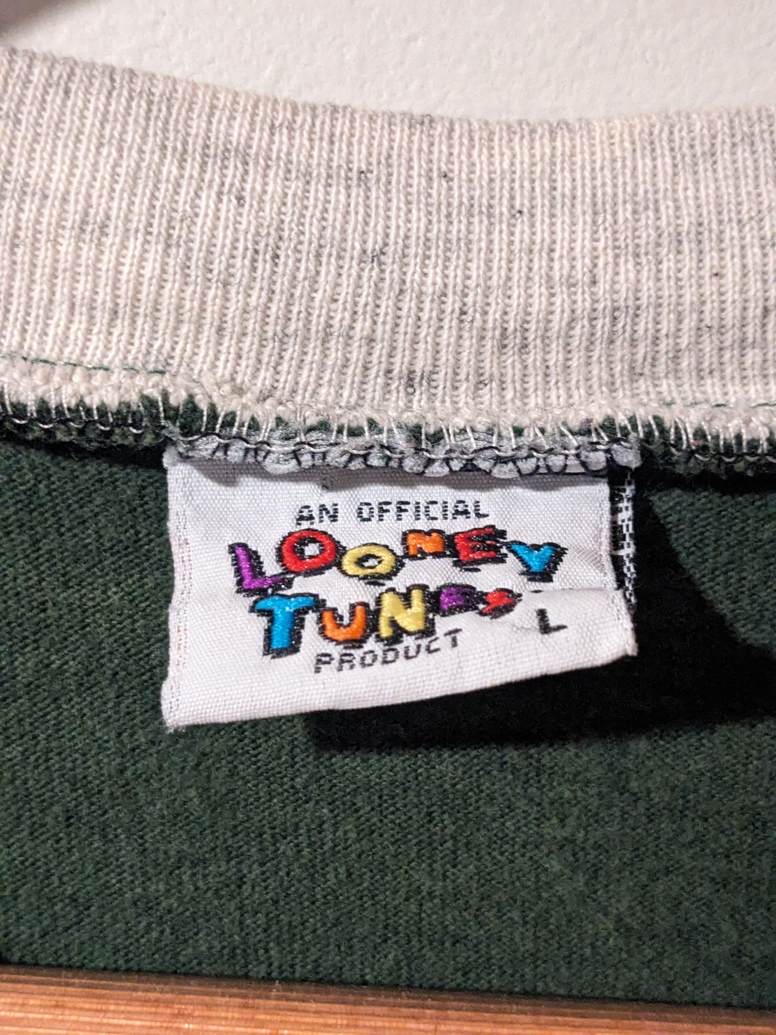 Cartoon Network × Vintage Vintage 90s Looney Tunes Sylvestre Tweety 3/4 Long-Sleeve Size US L / EU 52-54 / 3 - 3 Thumbnail