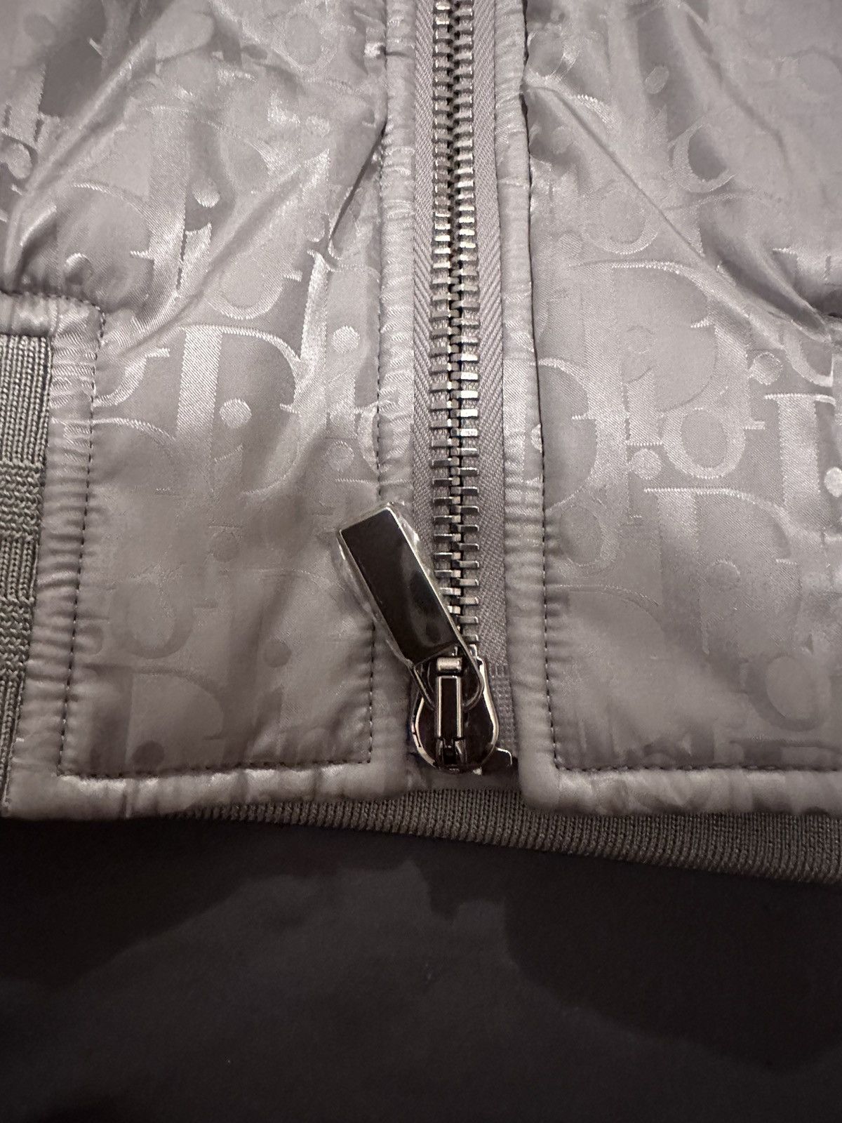 Dior Dior Oblique Bomber Jacket Gray Technical Fabric 52 L Size US L / EU 52-54 / 3 - 7 Thumbnail