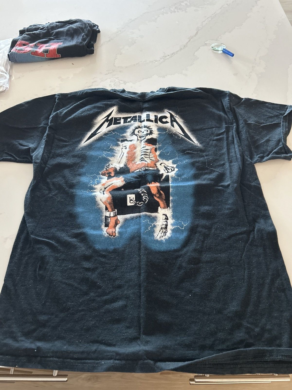 Metallica Black ride the lightning tee Size US L / EU 52-54 / 3 - 2 Thumbnail