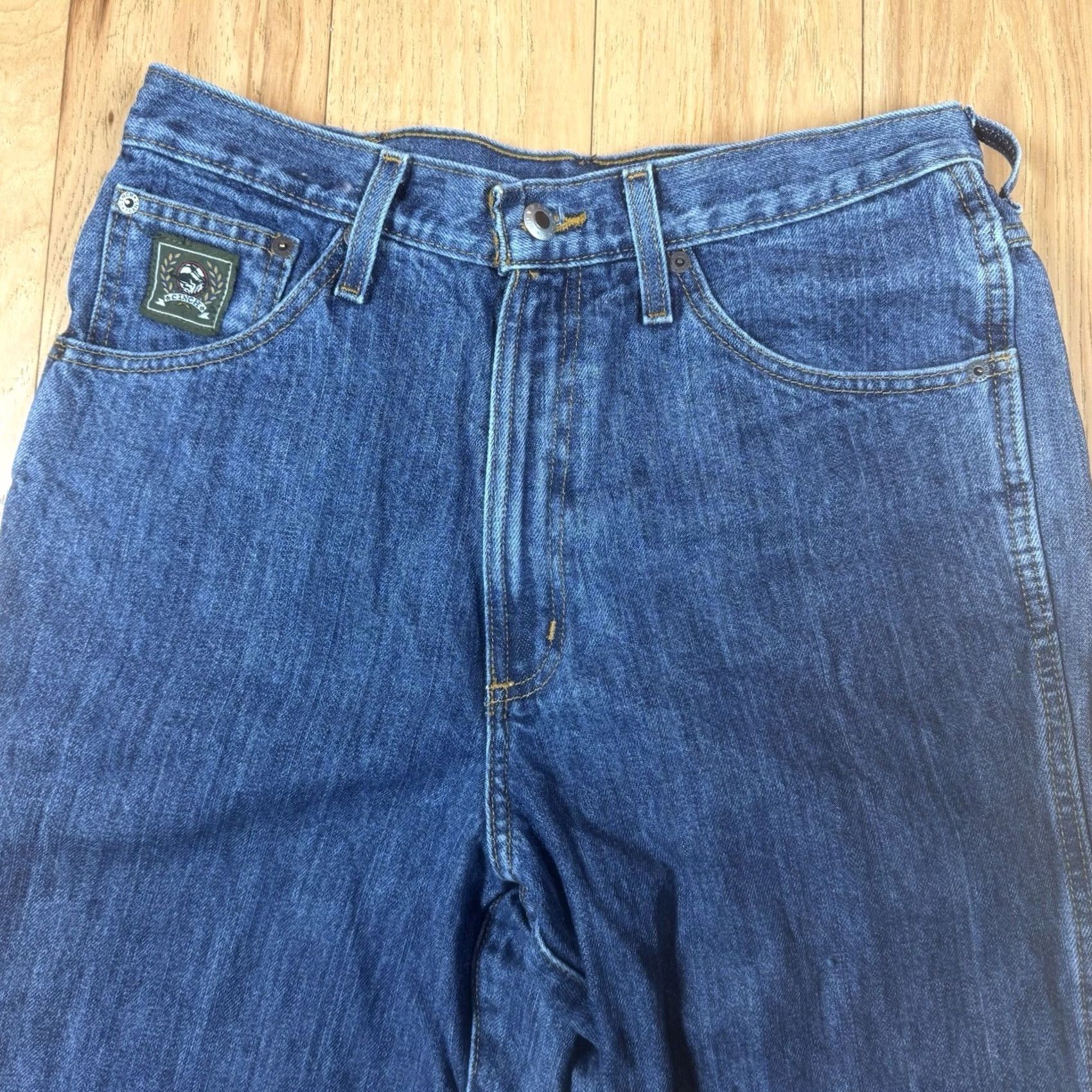 Denime VINTAGE Cinch Jeans Mens 32x38 Denim Blue Medium Straight Jeans Y2K Mens Boys? Size US 32 / EU 48 - 4 Thumbnail