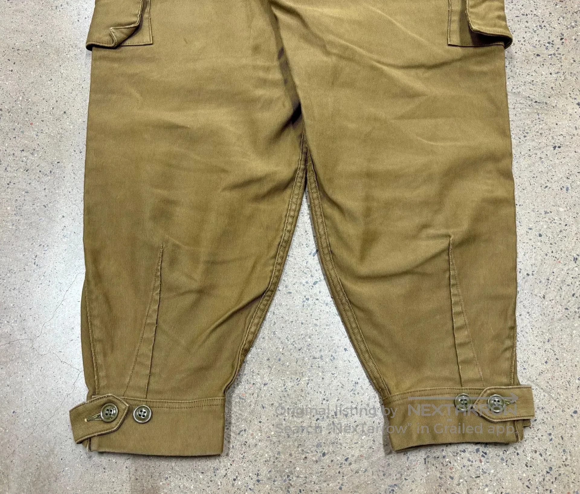 Freewheelers ground crew trousers in classic khaki color. Size US 30 / EU 46 - 9 Thumbnail
