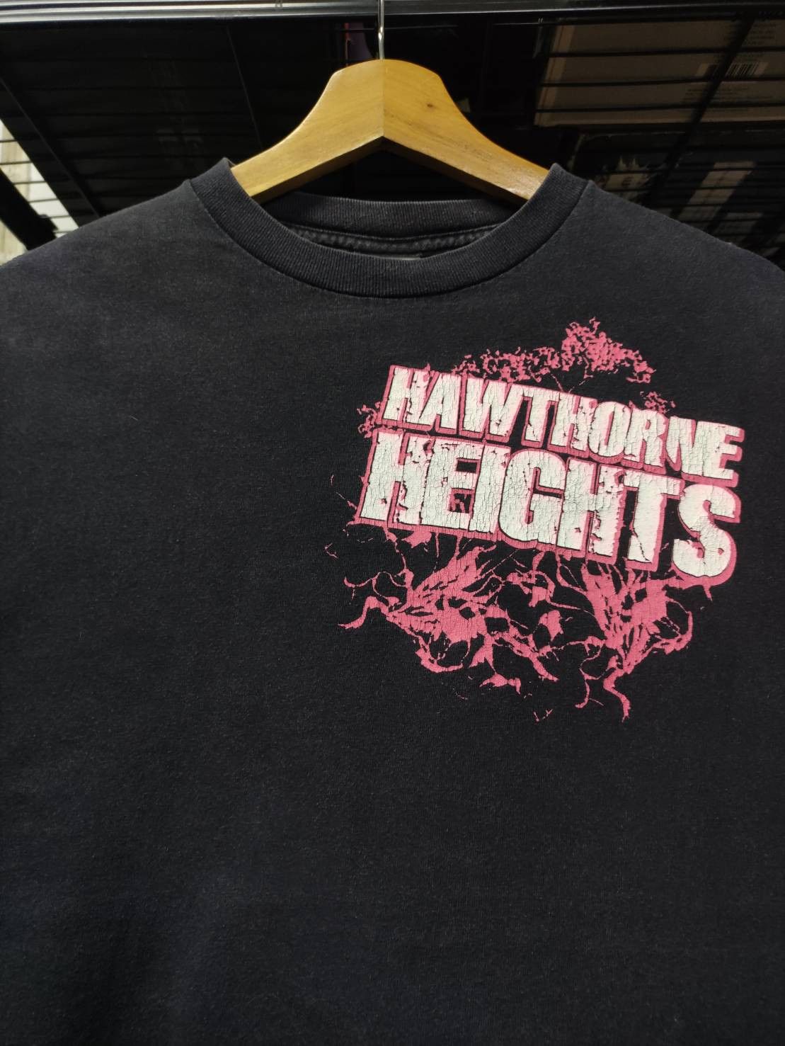 Band Tees Vtg 00's Hawthorne Heights Band " Tree Emo " Art T-Shirt Size US M / EU 48-50 / 2 - 1 Thumbnail