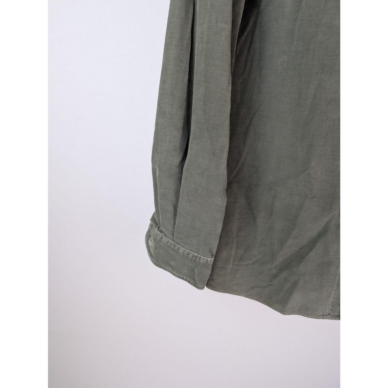 Brunello Cucinelli o1rshd1 CC20 Leisure Fit Button up Shirt in Olive Size US M / EU 48-50 / 2 - 6 Thumbnail