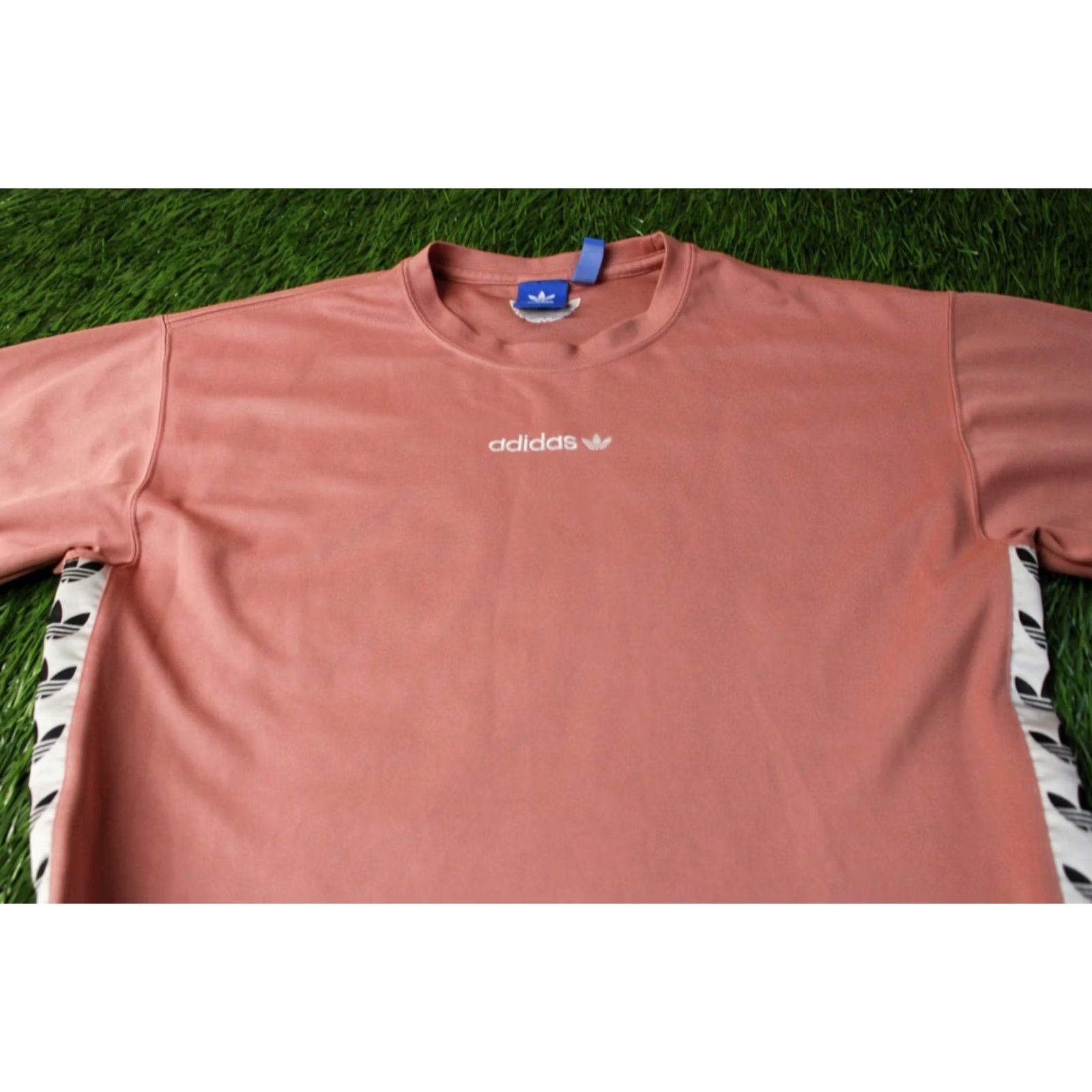 Adidas ADIDAS ORIGINAL 2018 MEN T-SHIRT SHIRT M Peach and White Vintage No Size US M / EU 48-50 / 2 - 2 Thumbnail