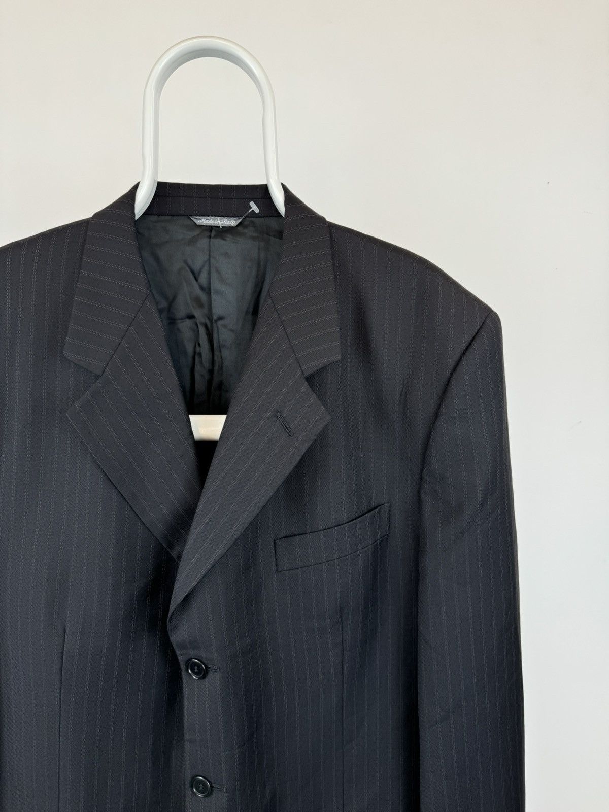 Alexander McQueen Vintage Alexander McQueen Striped Blazer Size 50R - 2 Thumbnail