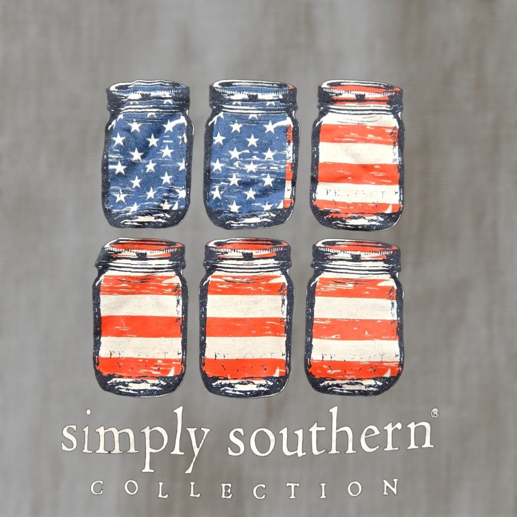 Vintage Simply Southern Shirt Women Small Gray 100% Cotton Long Sleeve Crew Neck USA Heart Logo 2010s Size S / US 4 / IT 40 - 1 Thumbnail