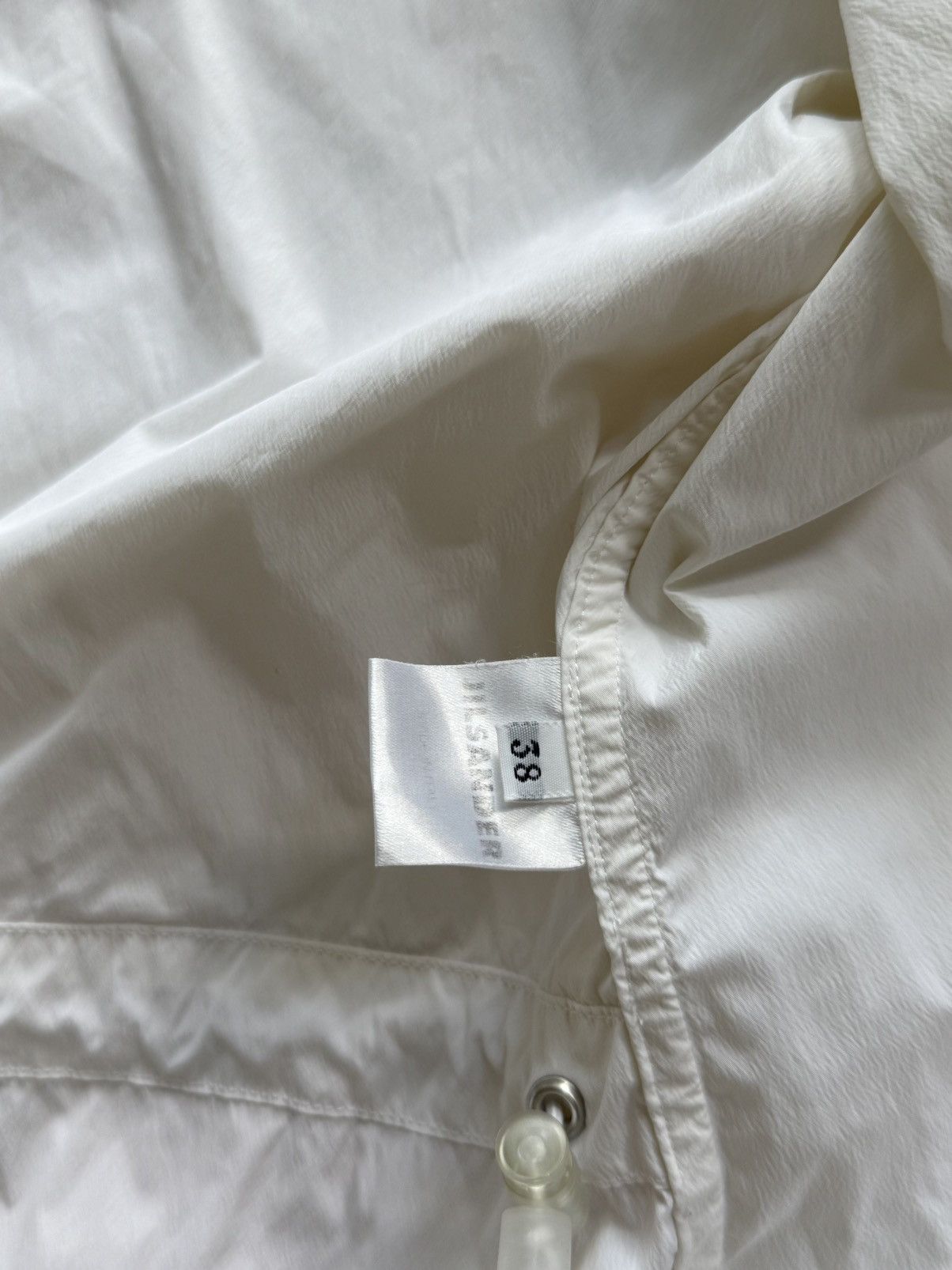 Jil Sander Jil Sander Archive white hooded jacket runway Size S / US 4 / IT 40 - 12 Thumbnail