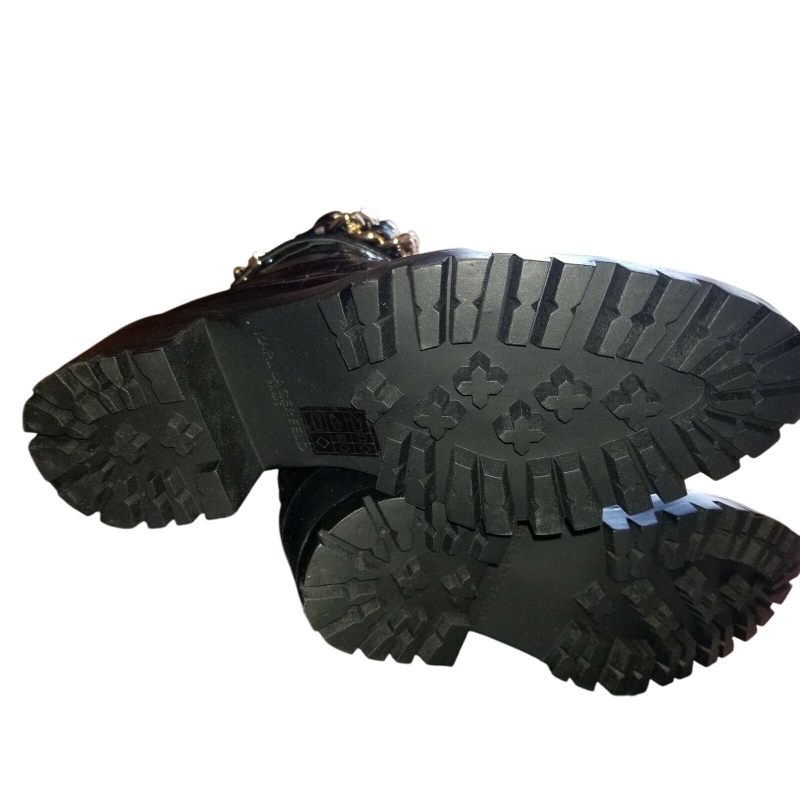 Karl Lagerfeld KARL LAGERFELD PARIS Palmer Combat Boots NEW 7.5 Size US 7.5 / IT 37.5 - 7 Thumbnail