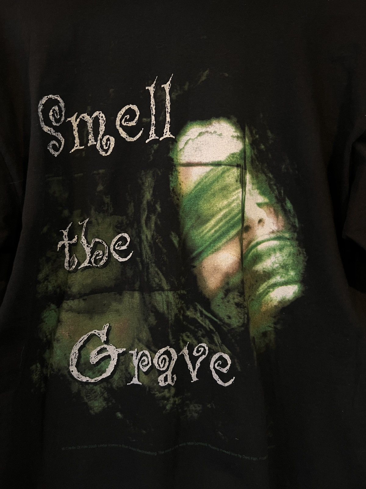 Band Tees 03’ Cradle Of Filth “Smell The Grave” Long Sleeve T Shirt Size US M / EU 48-50 / 2 - 5 Thumbnail